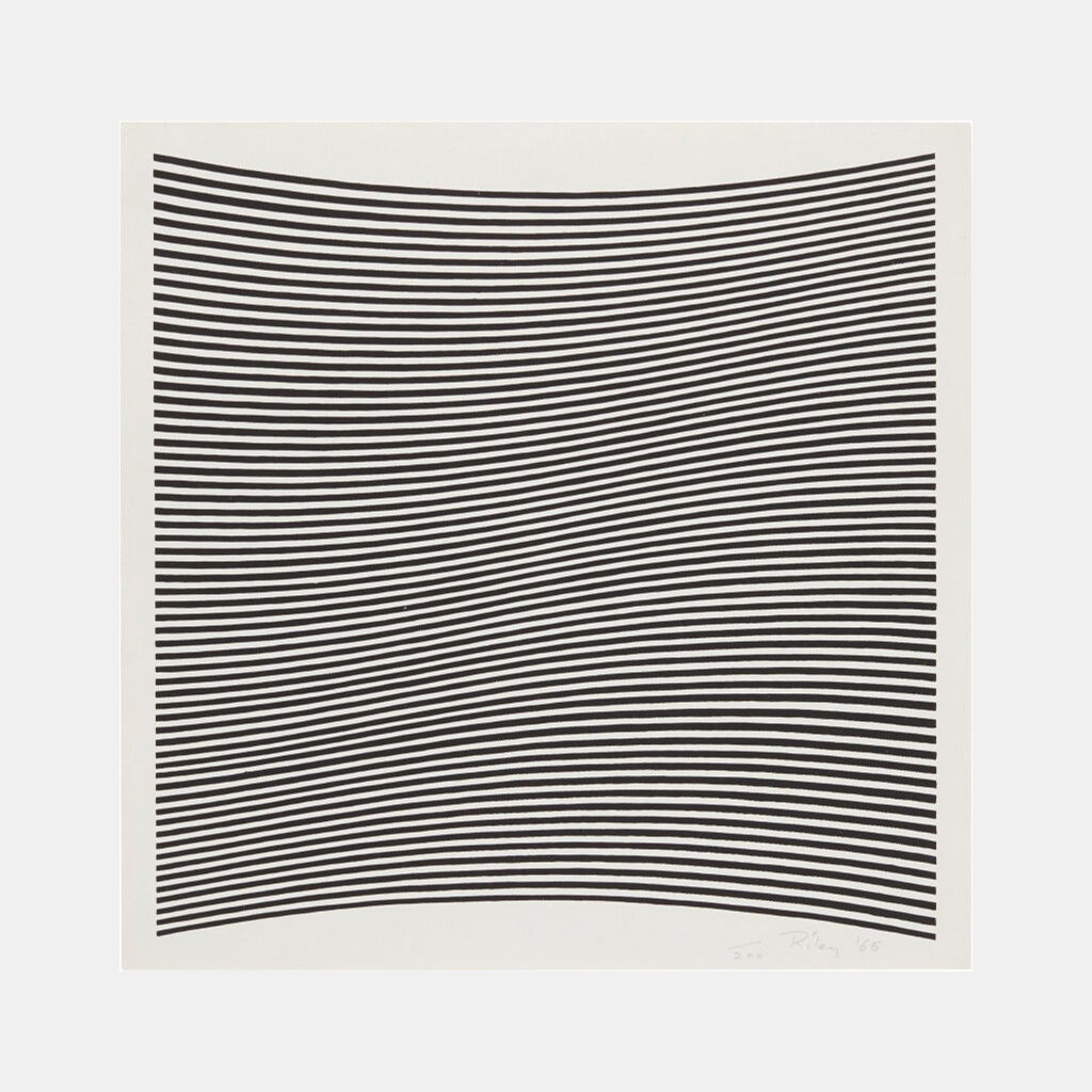 Untitled (La Lune en Rodage – Carlo Belloli) by Bridget Riley