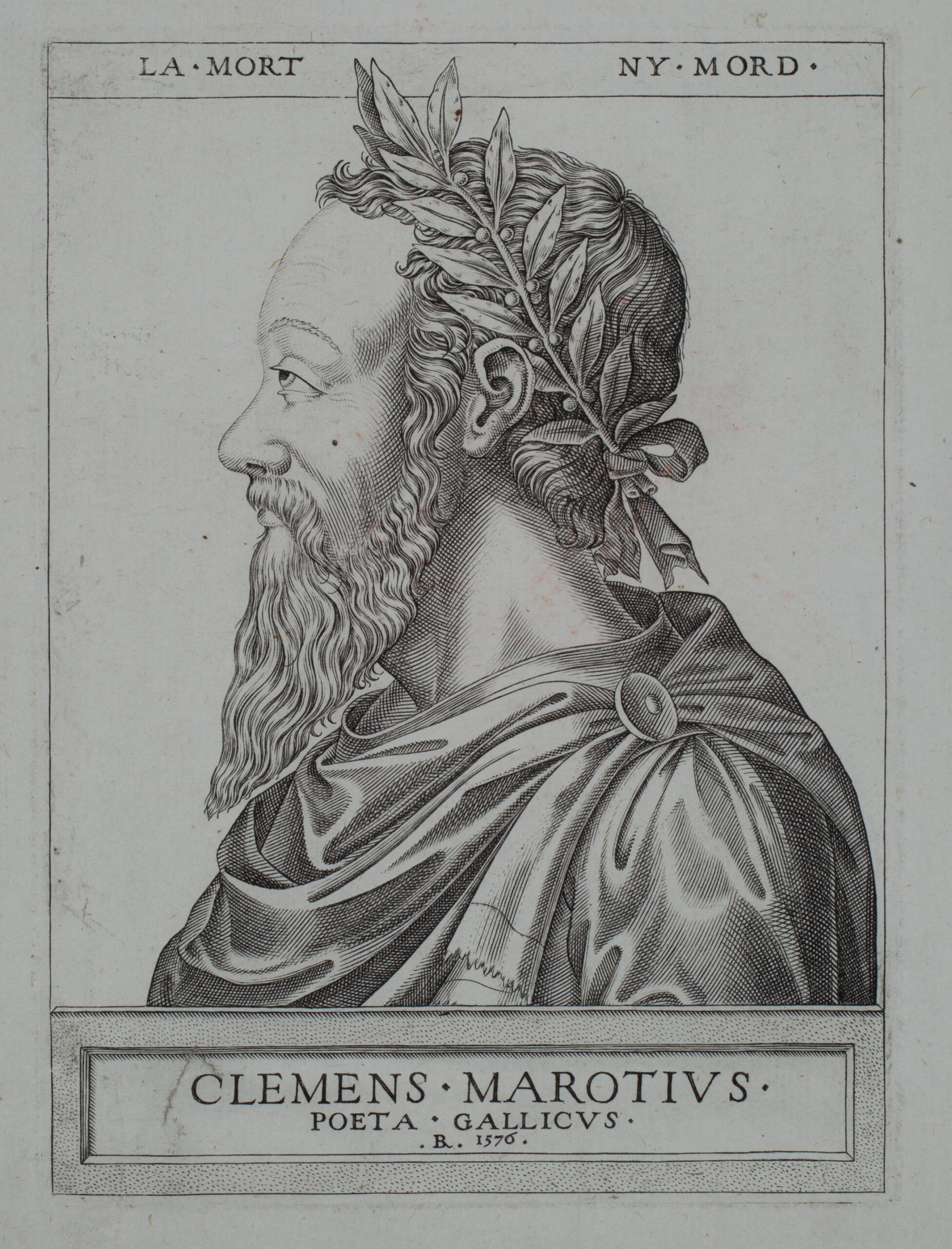 Portrait of Clément Marot by Boyvin René