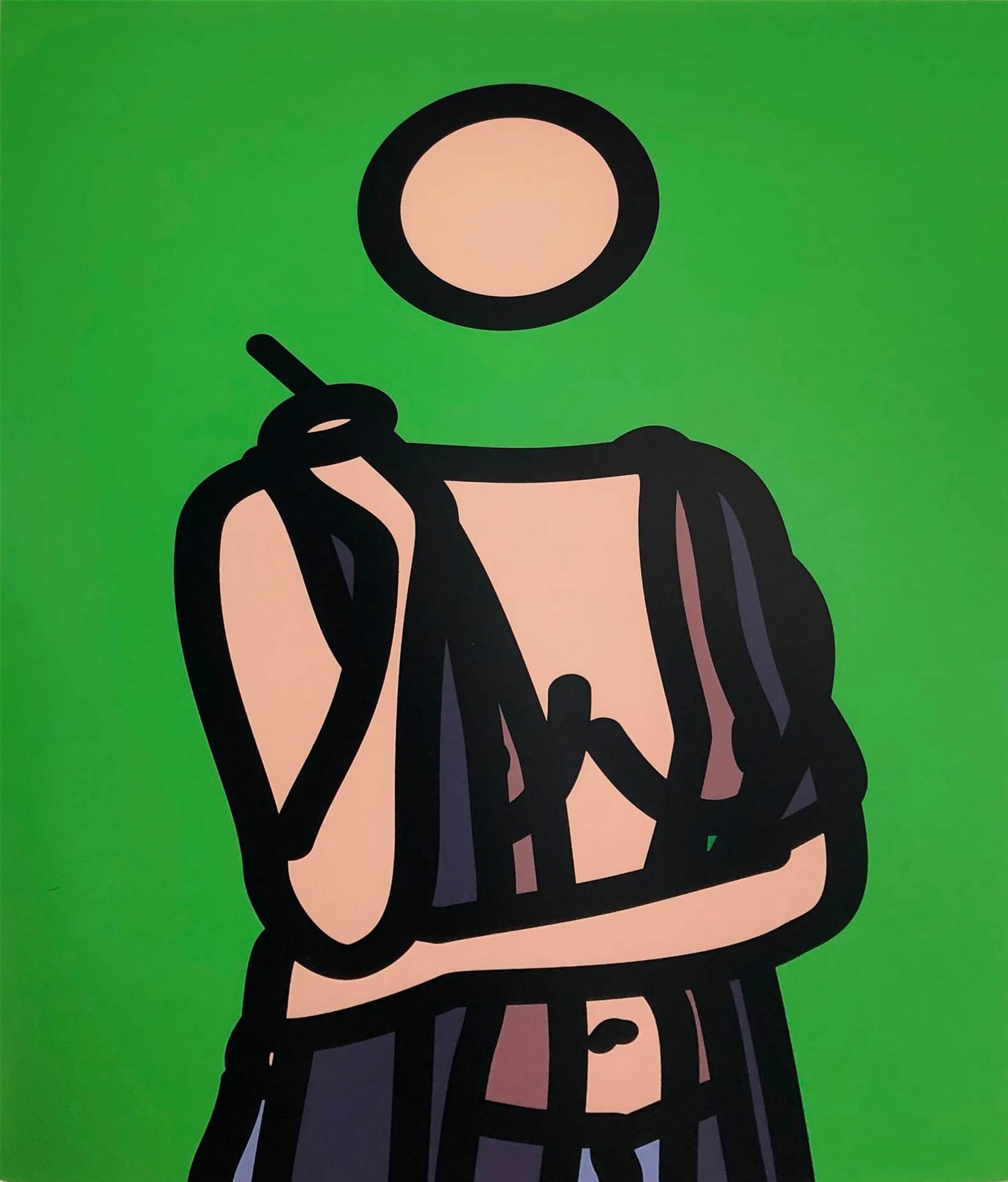 Ruth with cigarette 5 by Julian Opie