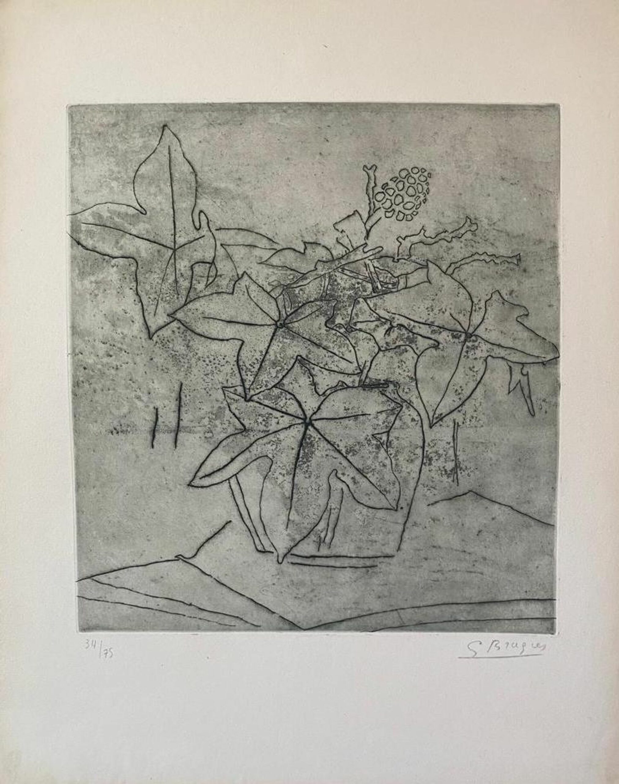 Le Lierre #99 by Georges Braque