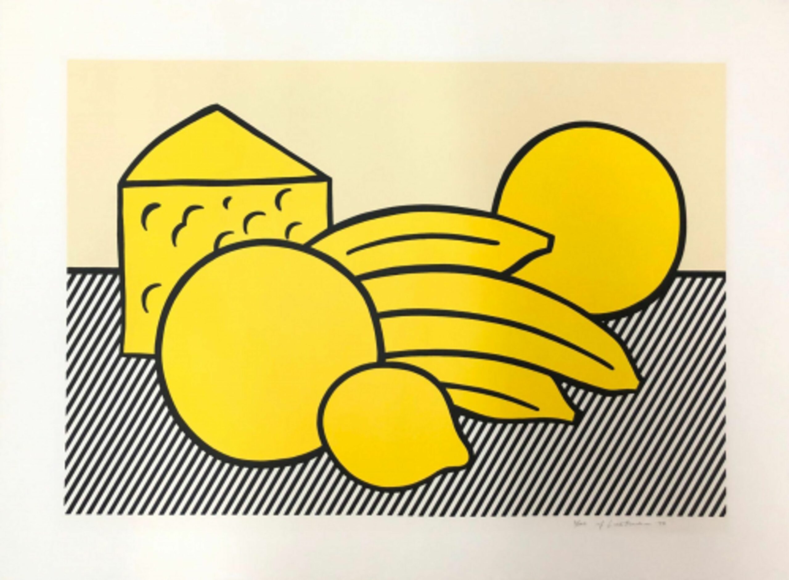 Yellow Still Life by Roy Lichtenstein