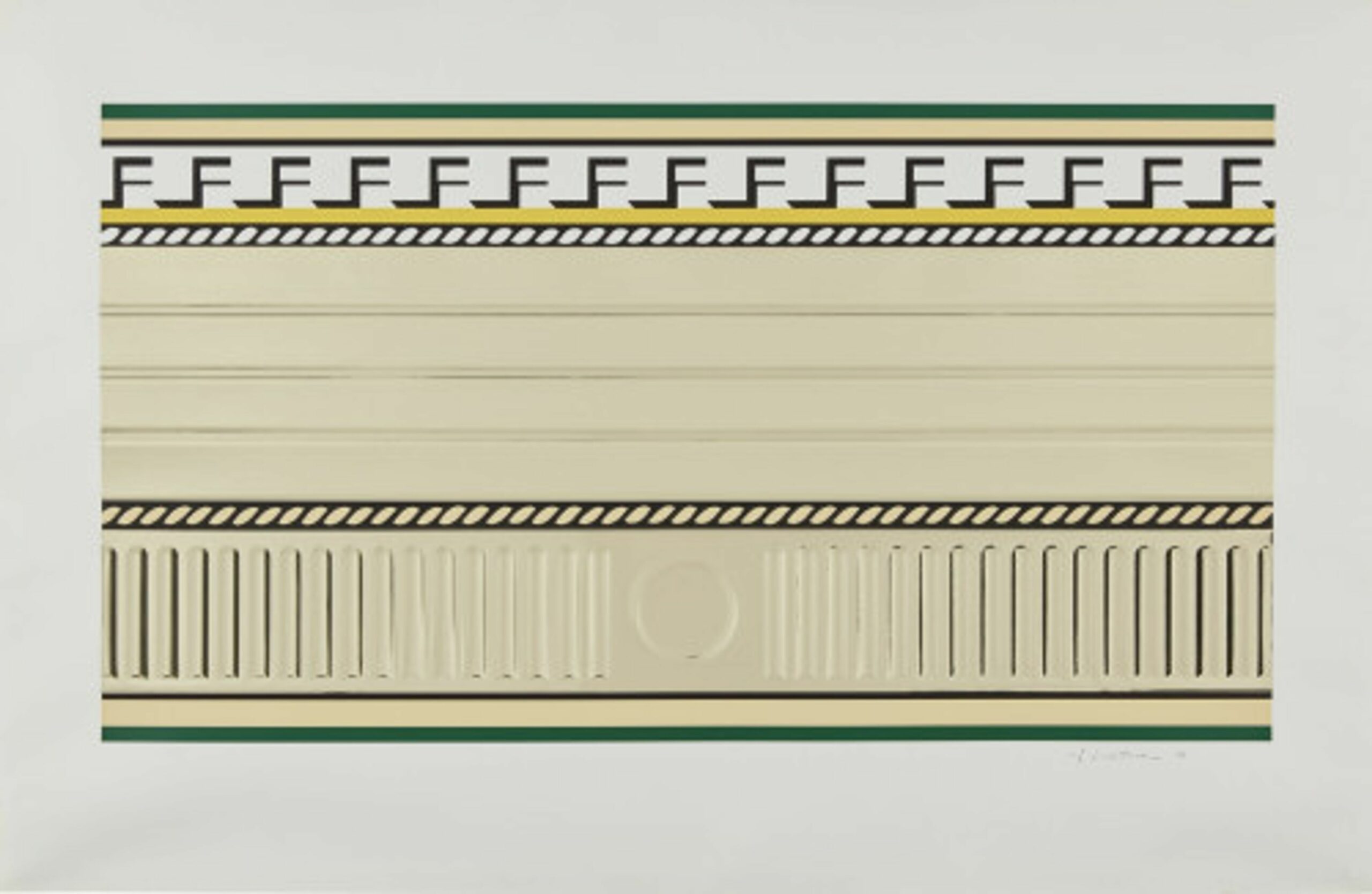 Entablature III by Roy Lichtenstein