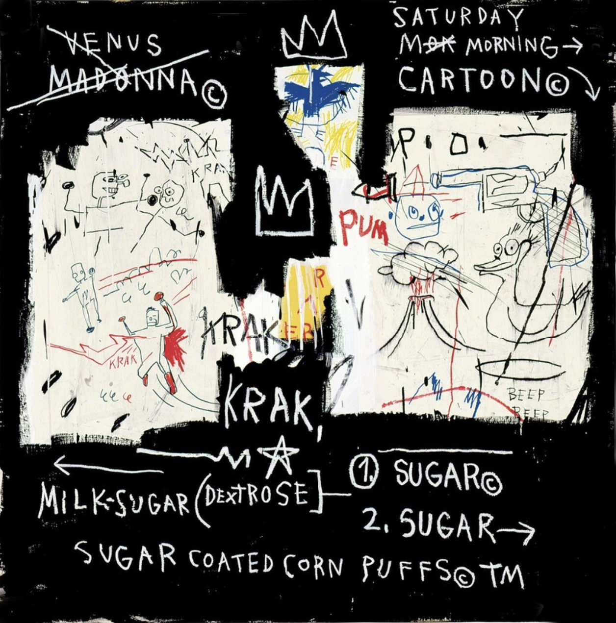 A Panel of Experts by Jean-Michel Basquiat