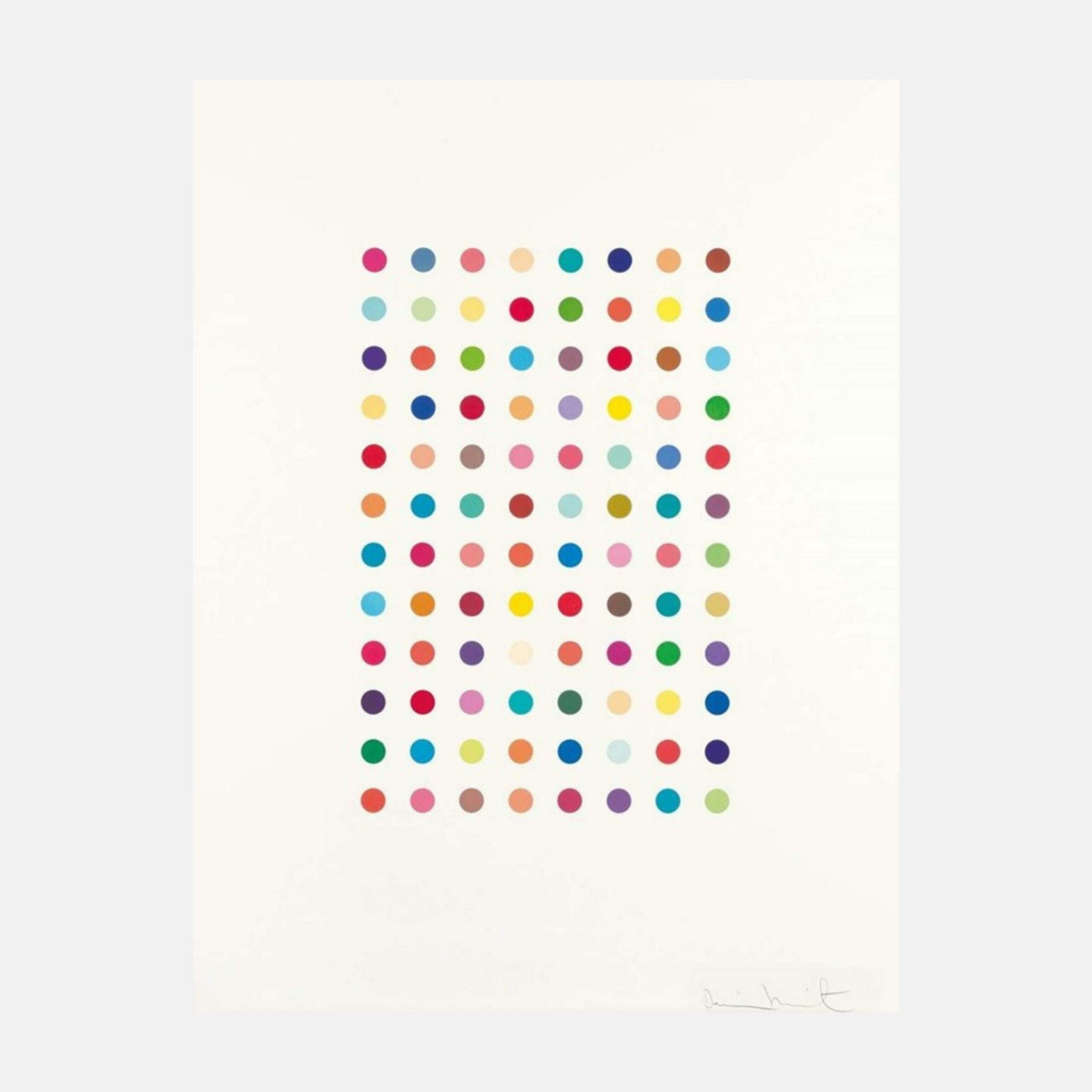 Xylene Cyanol Dye Solution by Damien Hirst