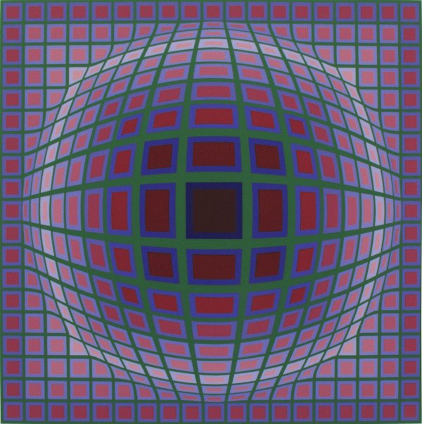 Titan A, 1985, Victor Vasarely