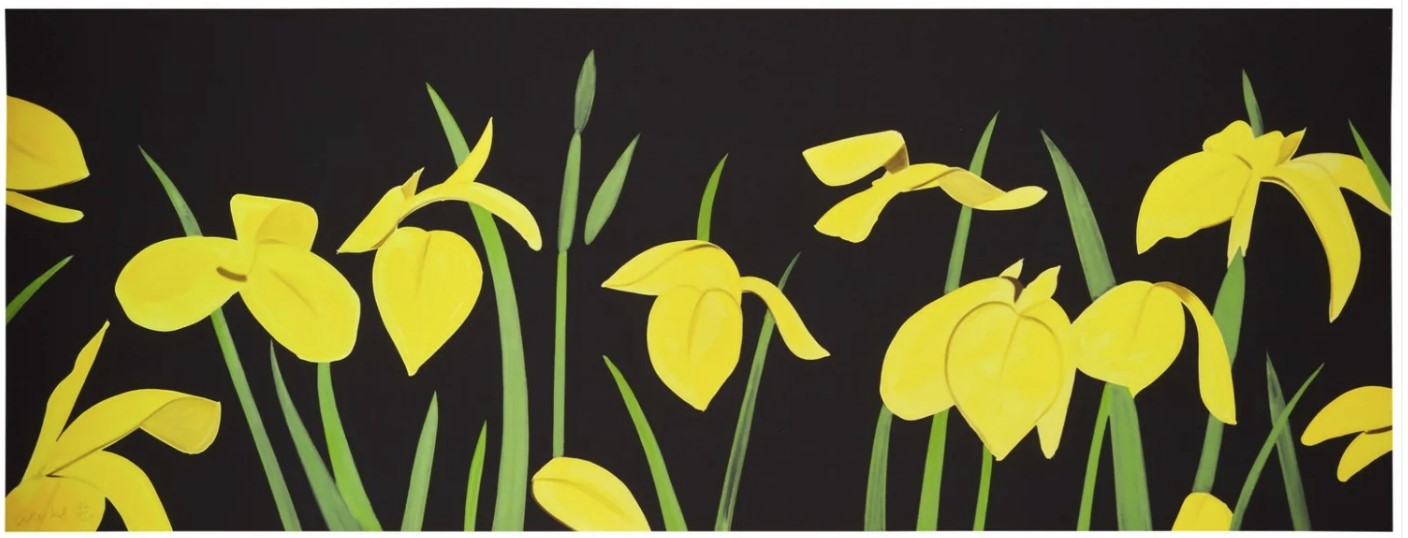 72 × 89 × 3.5 cm by Alex Katz