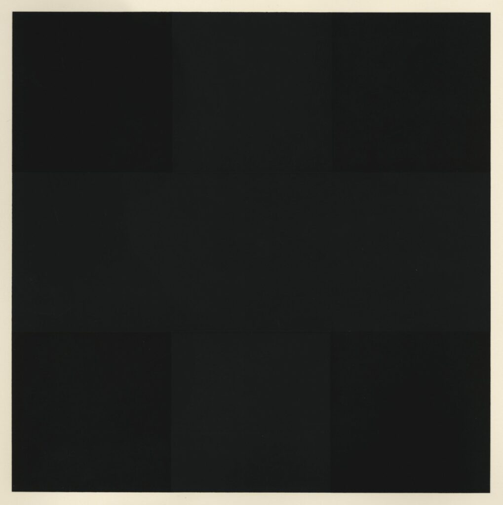 Monochromatic Art | Untitled (Black Grid) – from Ten Works x Ten Painters, 1964, Ad Reinhardt