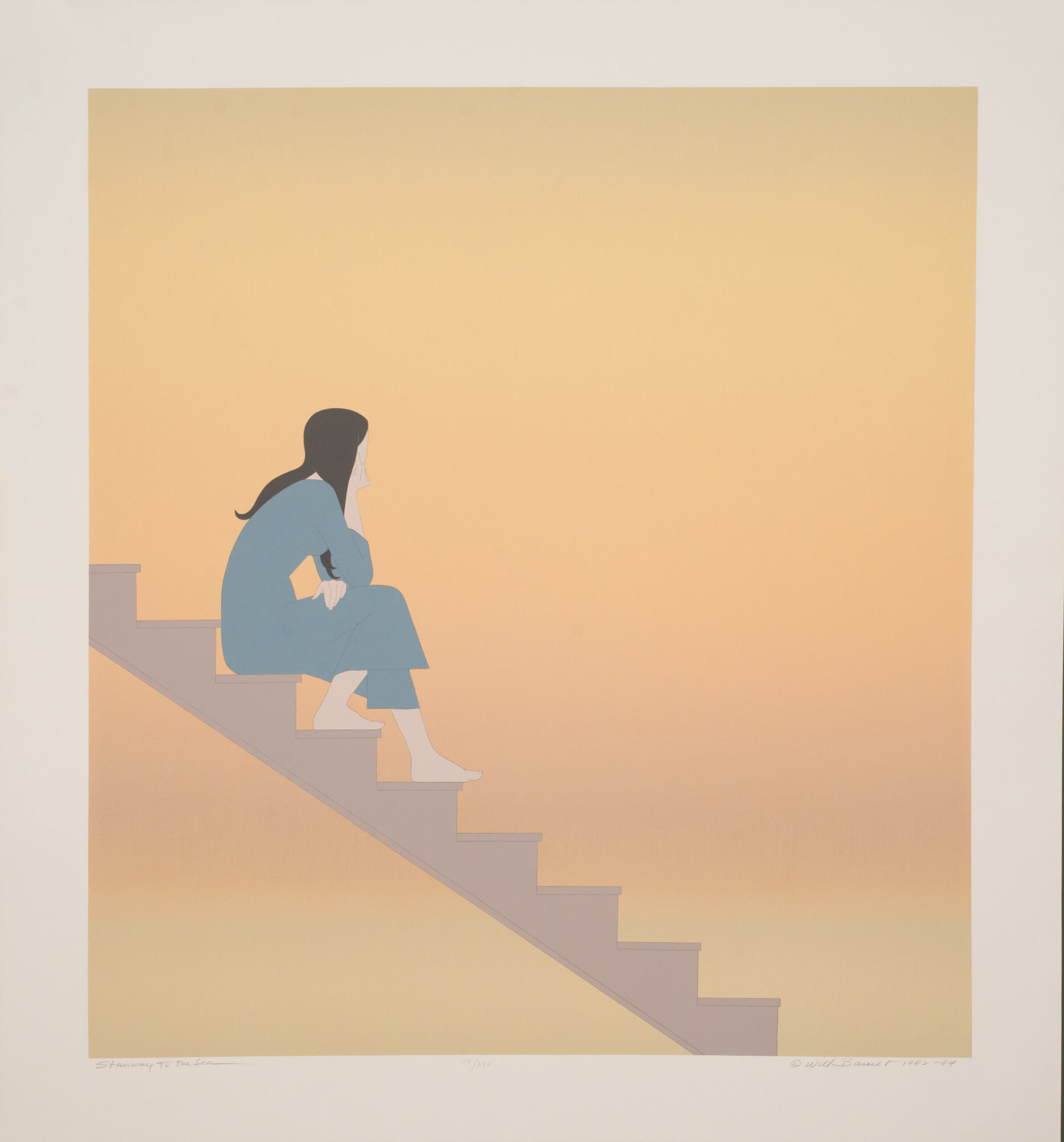 Stairway to the Sea by Will Barnet