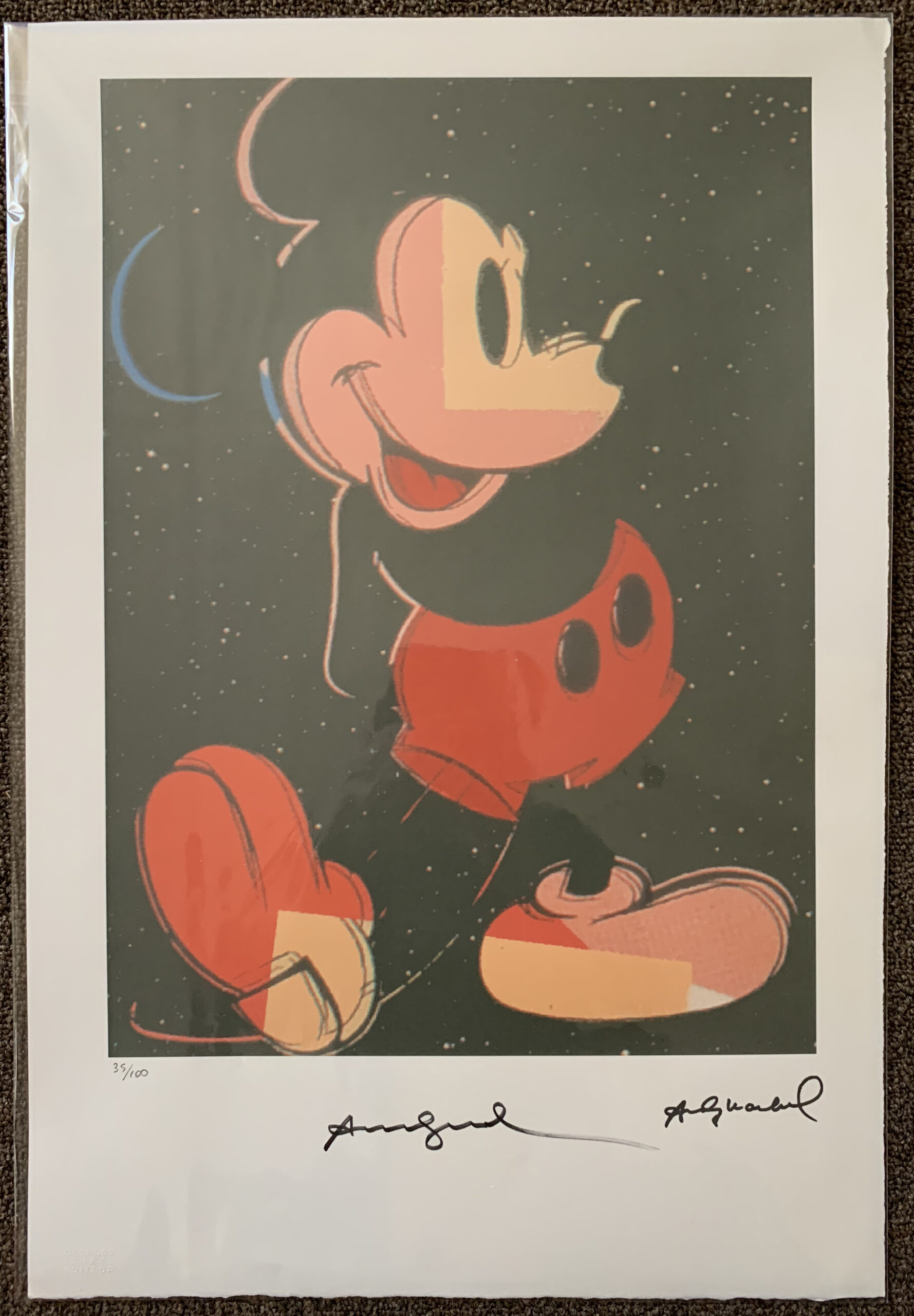 Mickey by Andy Warhol (after)