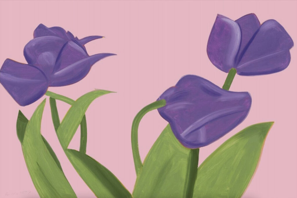 Purple Tulips 1 by Alex Katz