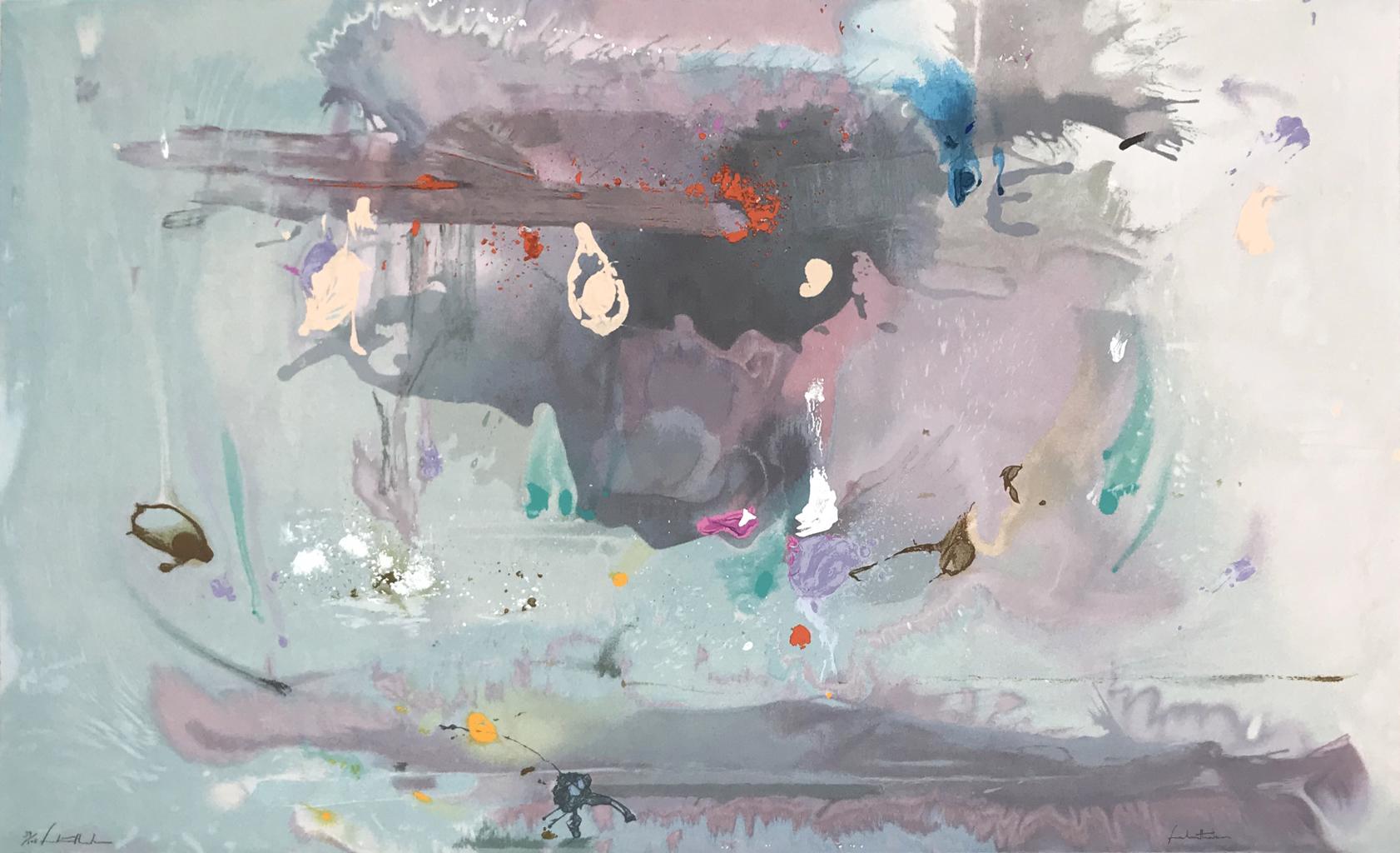 Grey Fireworks by Helen Frankenthaler