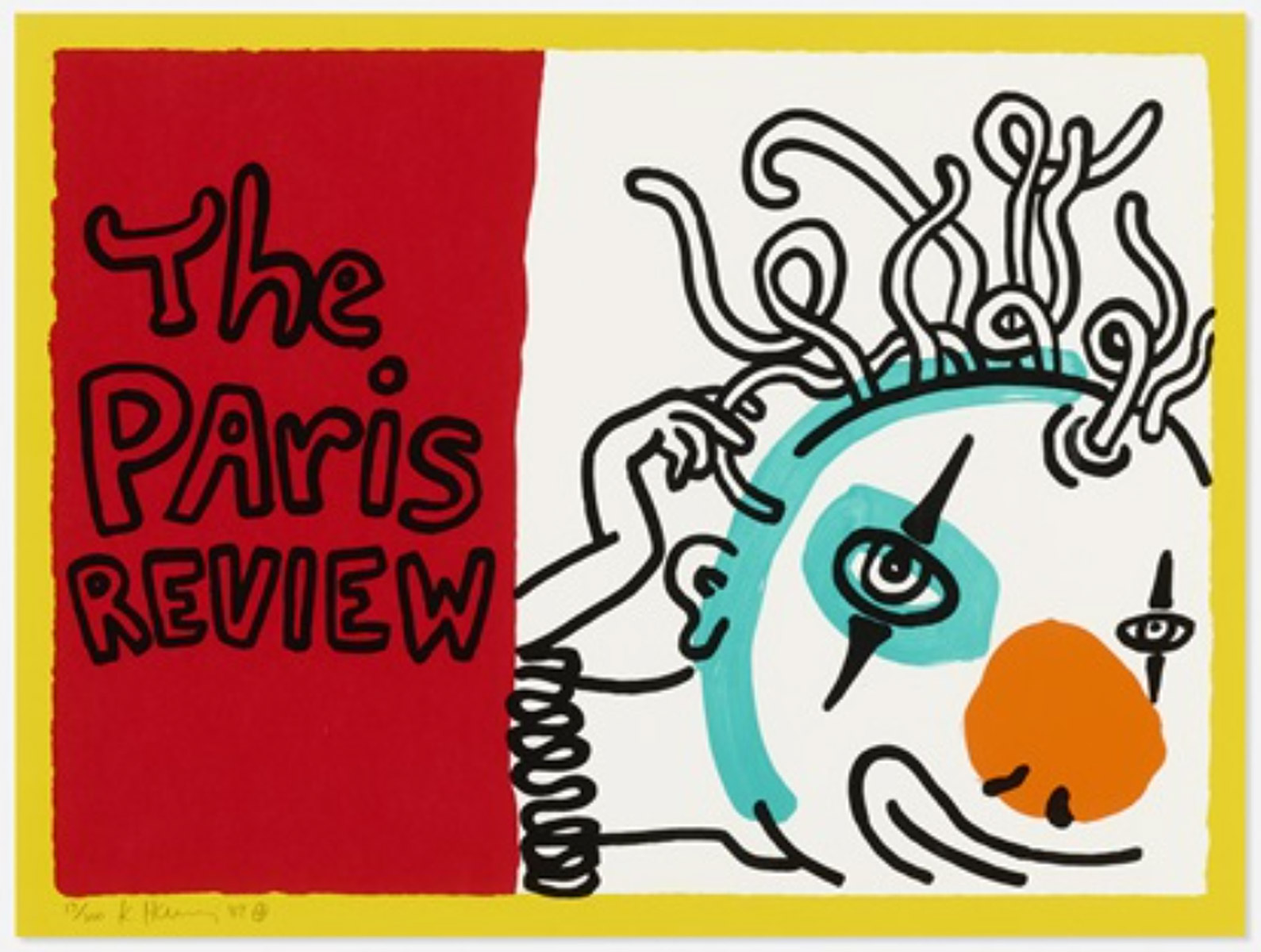 Paris Review by Keith Haring