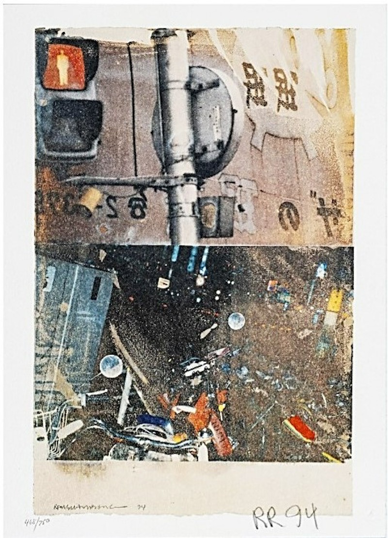 Bulkhead (Day Lights) by Robert Rauschenberg