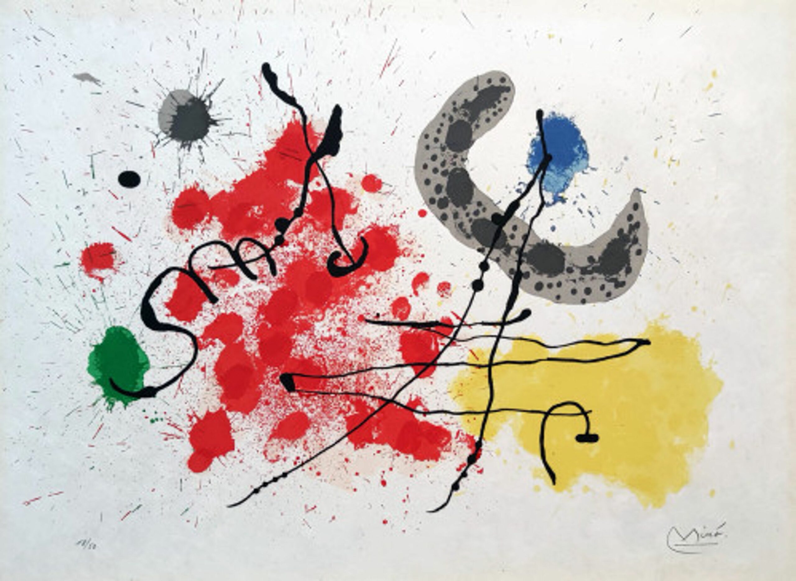 Le Lezard aux Plumes d’Or by Joan Miró