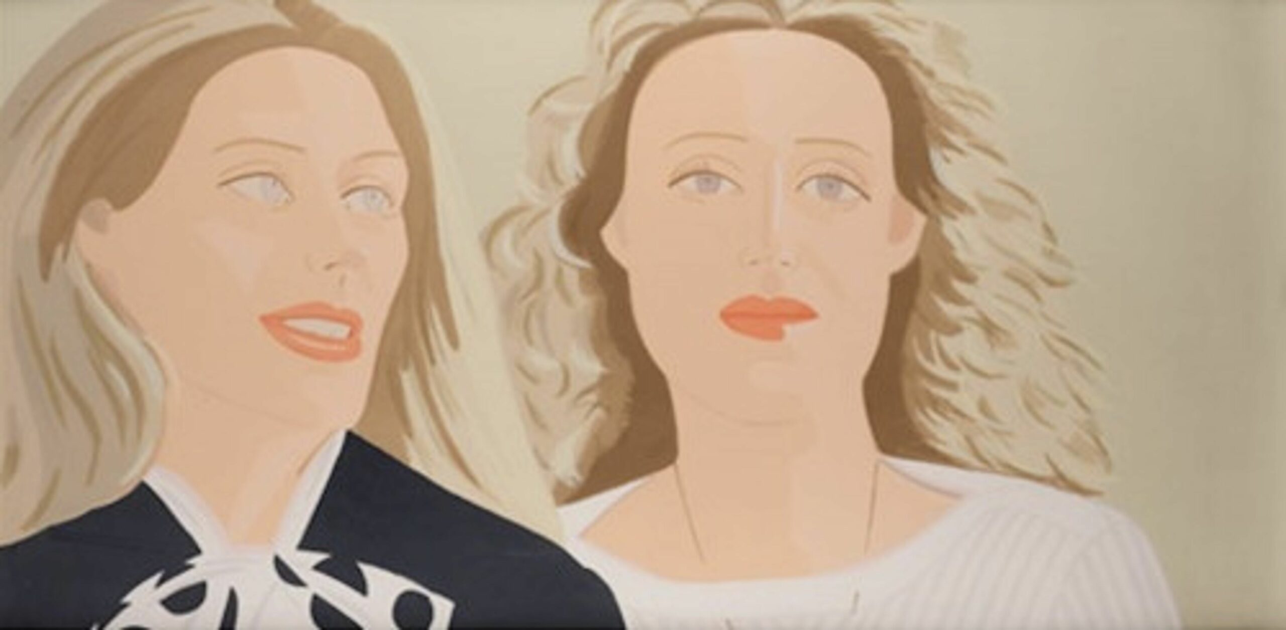 Julia and Alexandra by Alex Katz