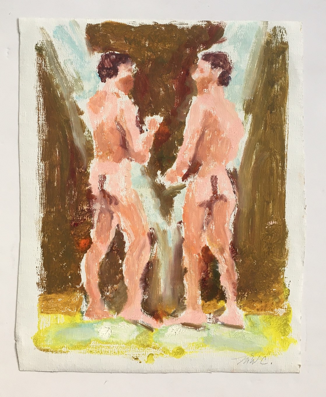 Two Men in Shower by McWillie Chambers