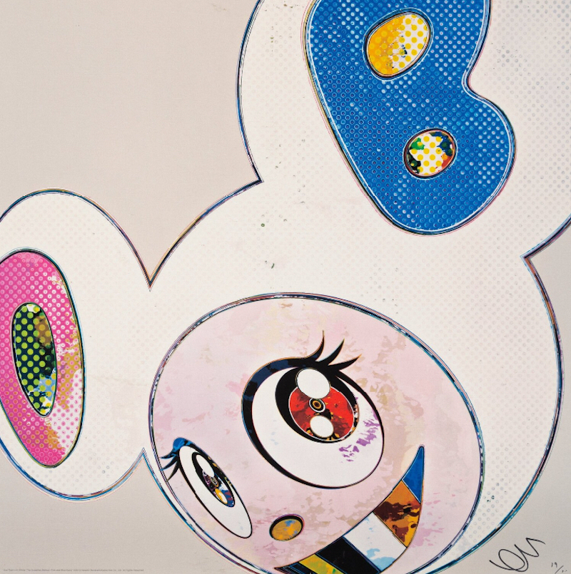 And Then…White by Takashi Murakami