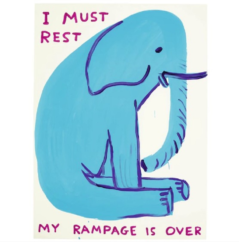 Untitled (I Must Rest Now) by David Shrigley