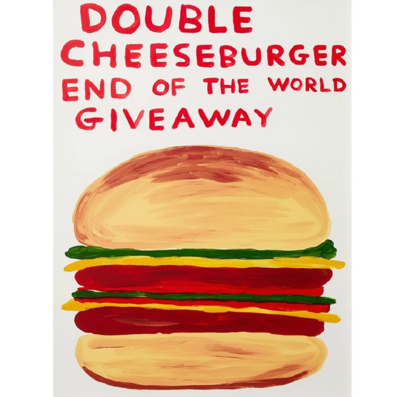 Double Cheesburger by David Schrigley