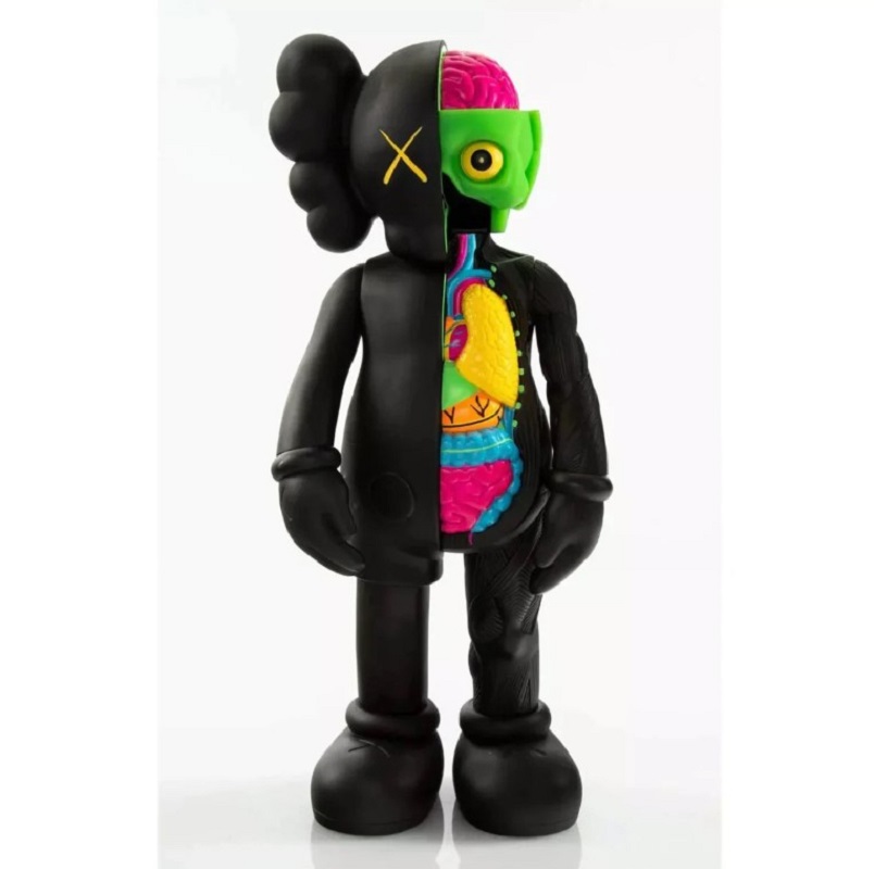 Four Foot Dissected Black by KAWS