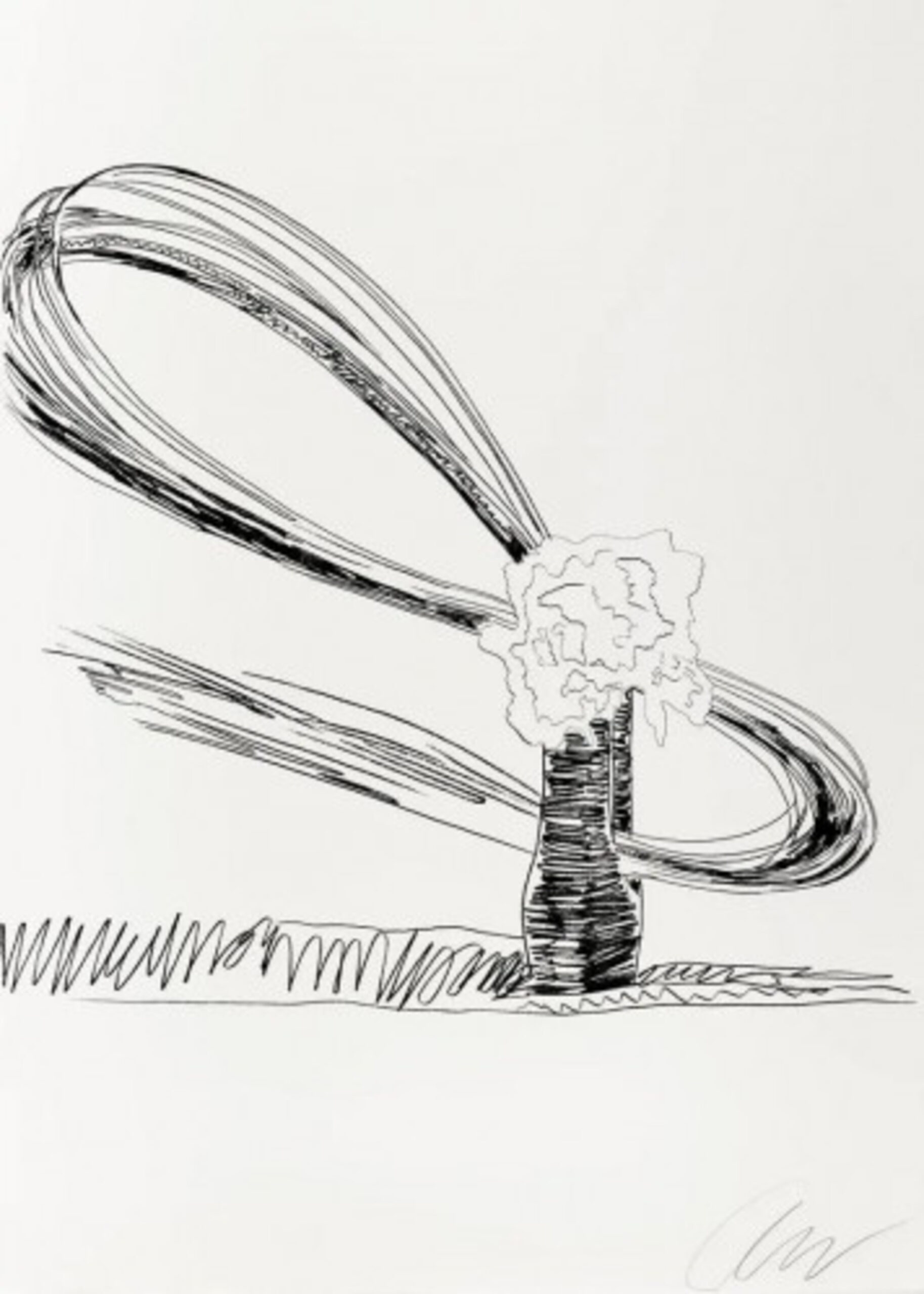 Flowers (Black and White) by Andy Warhol