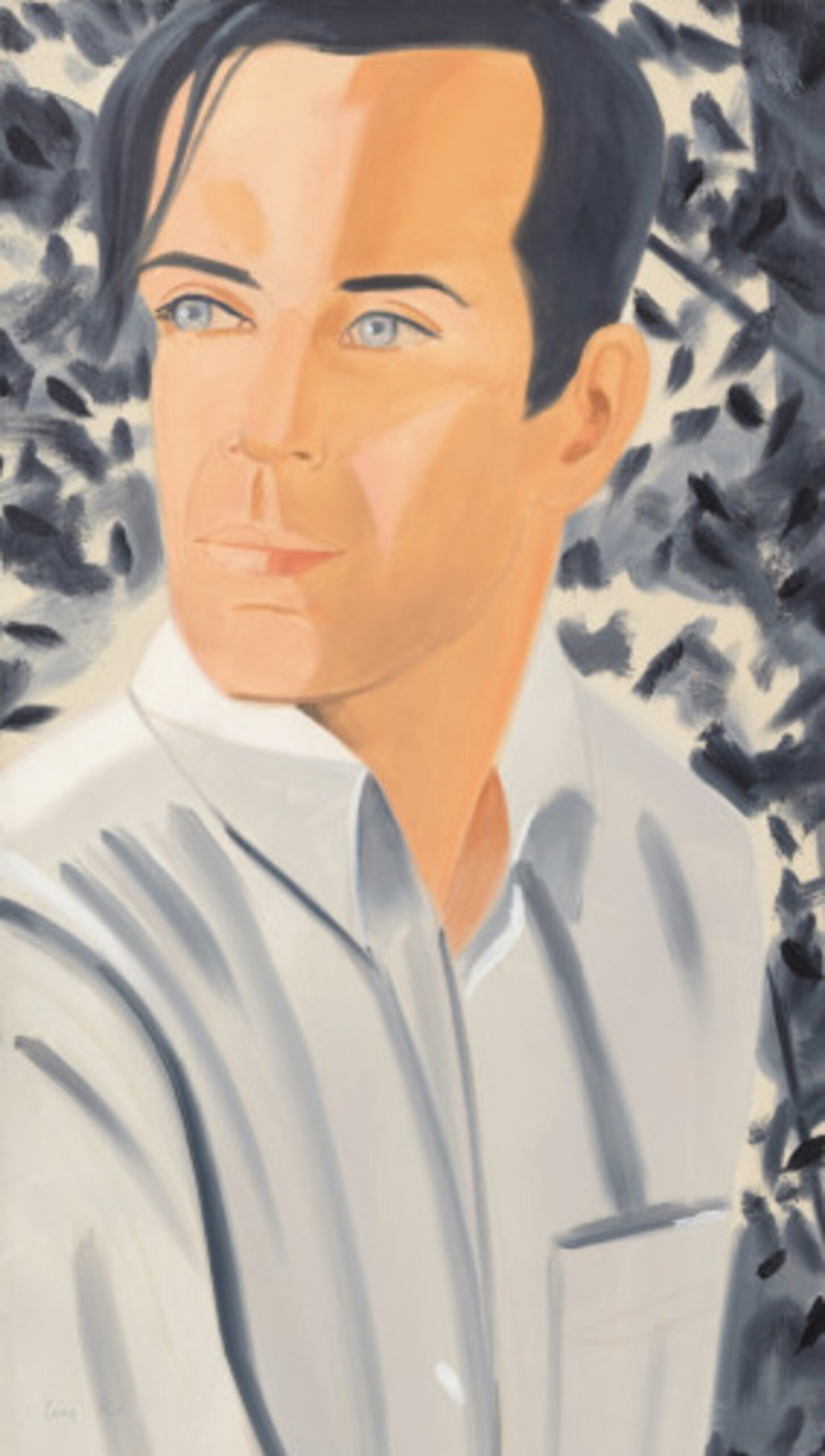 White Shirt (Rob) by Alex Katz