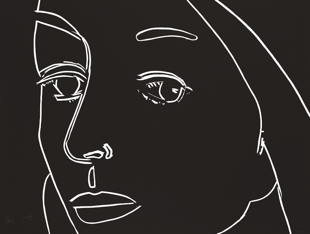 Ada (Black) by Alex Katz