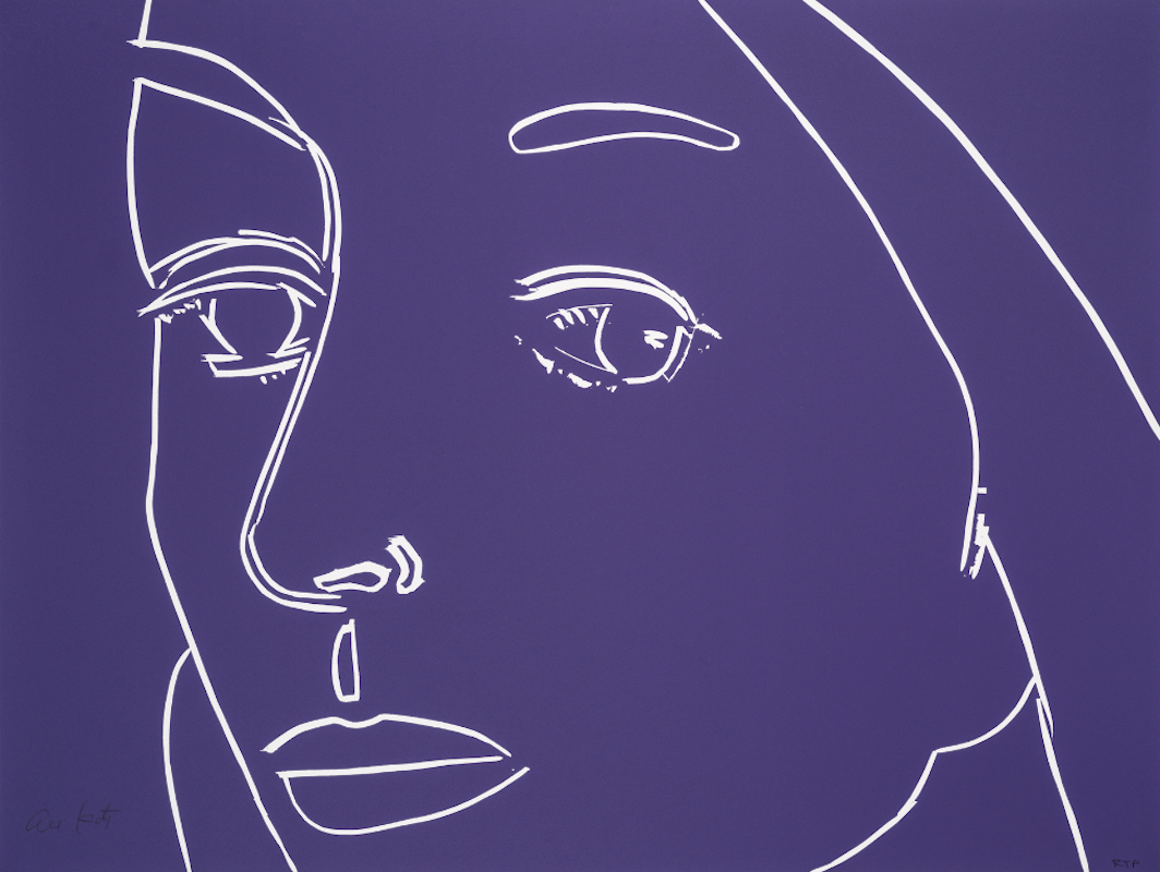 Ada (Purple) by Alex Katz