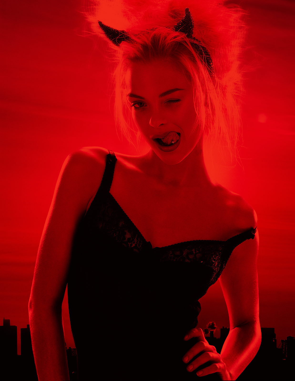 Jaime King, Harley Quinn by Markus Klinko