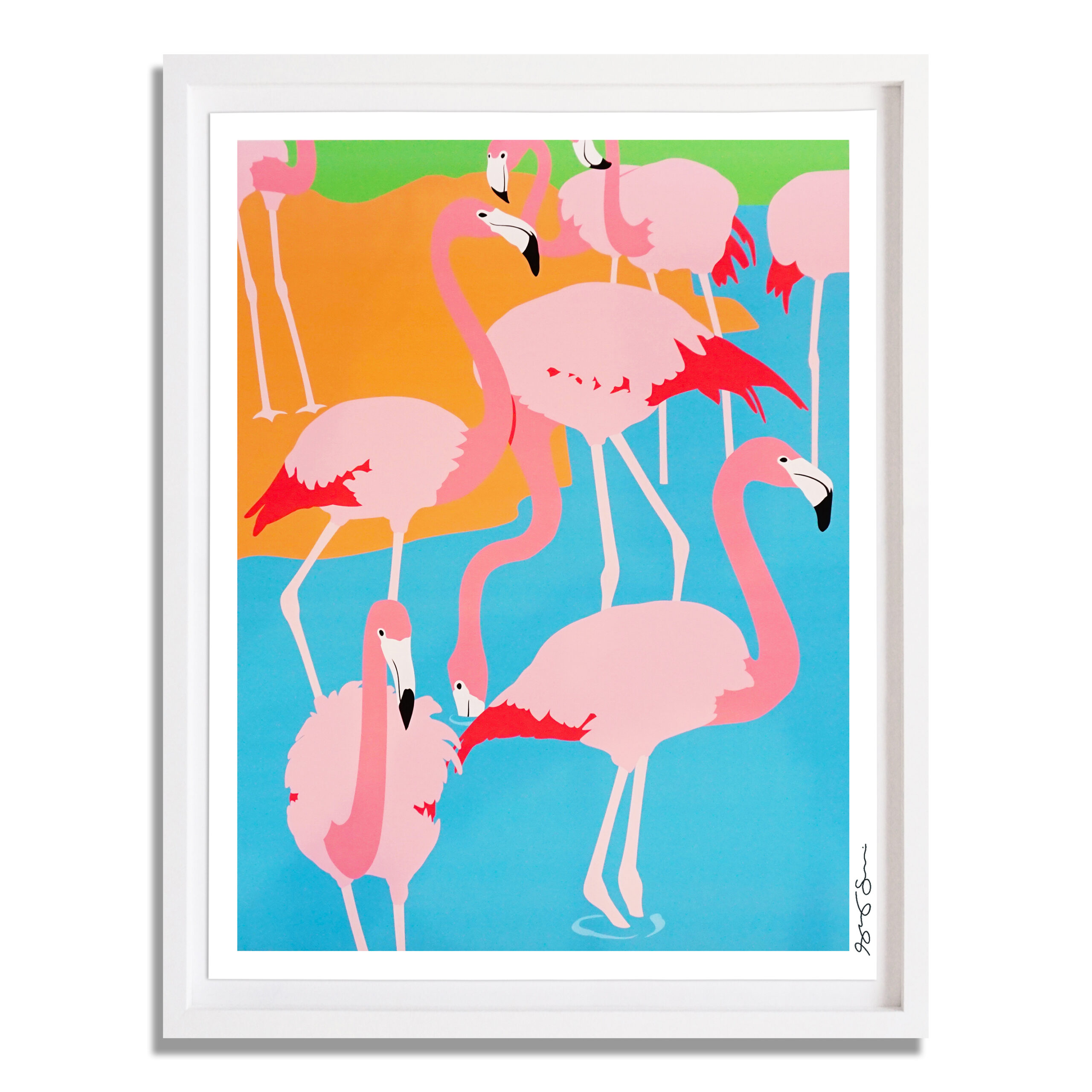 Flamingos by Shelby and Sandy