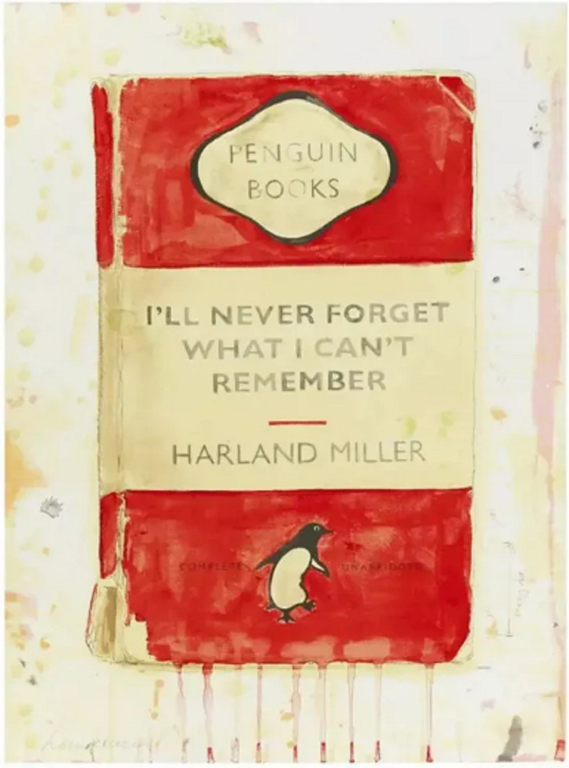 I’ll Never Forget What I Can’t Remember, 2015, Harland Miller