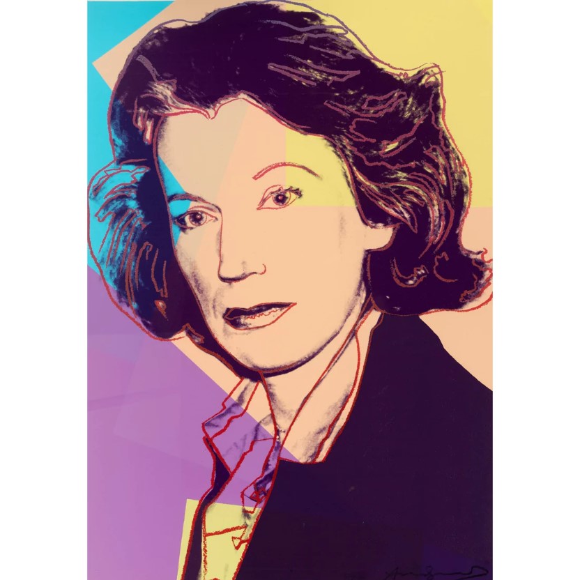 Mildred Scheel by Andy Warhol