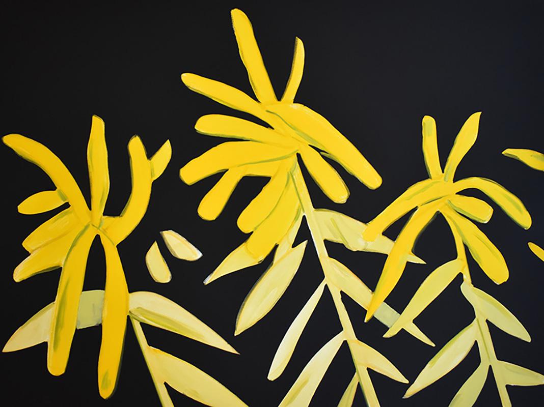 Goldenrod, from: Flowers Portfolio, 2021 by Alex Katz