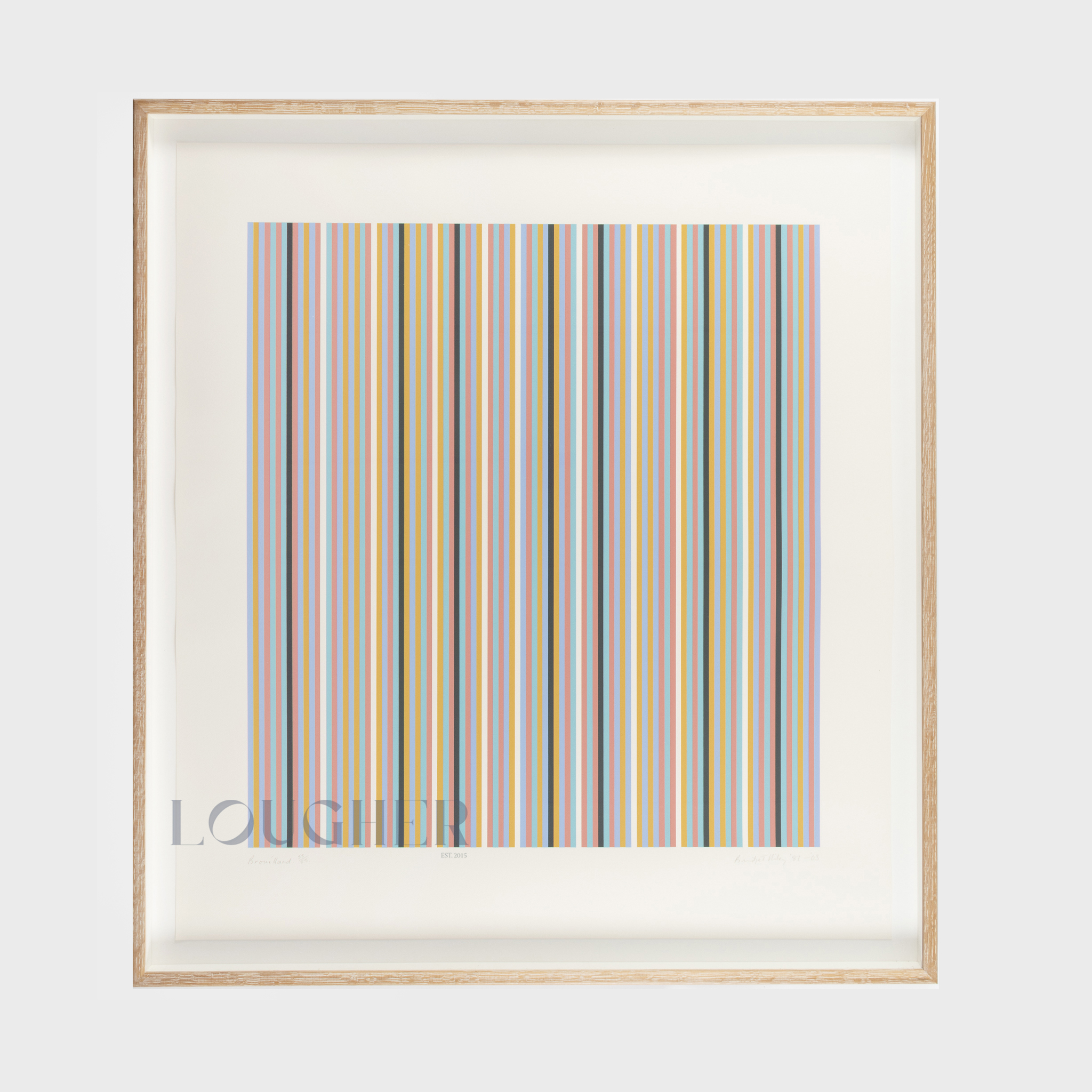 Brouillard by Bridget Riley