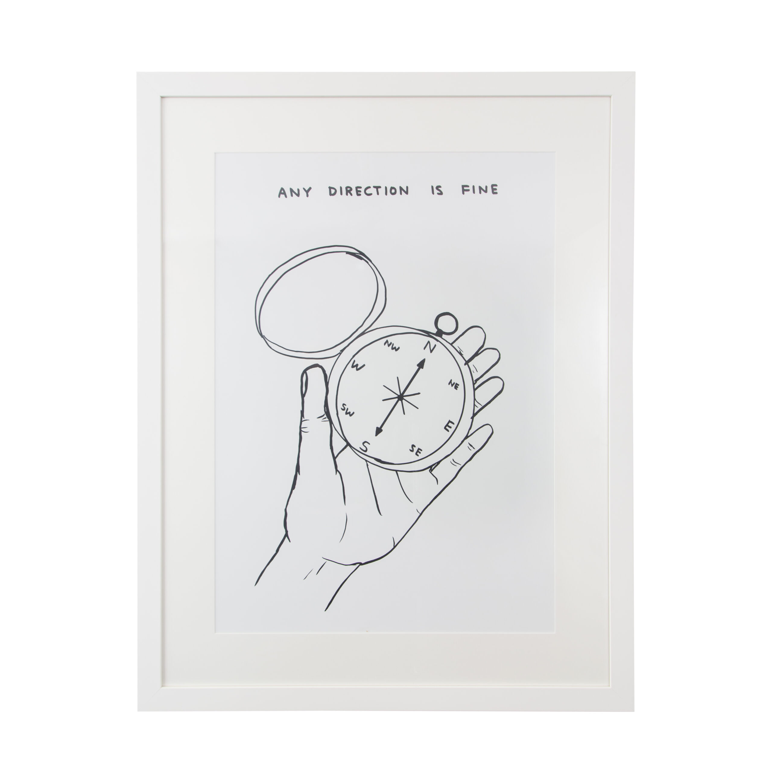 Any Direction Is Fine by David Shrigley