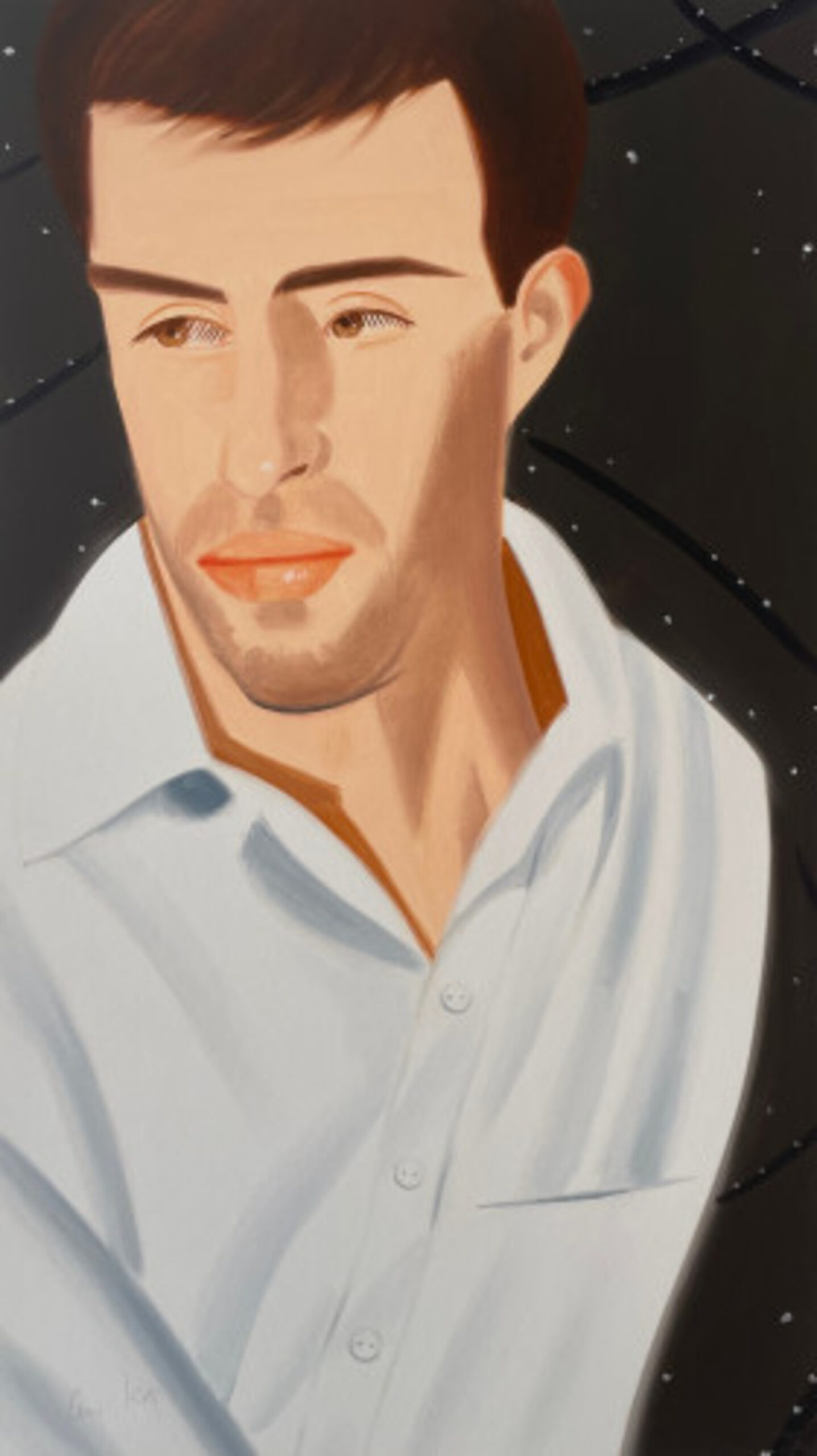 White Shirt (Vincent 2) by Alex Katz