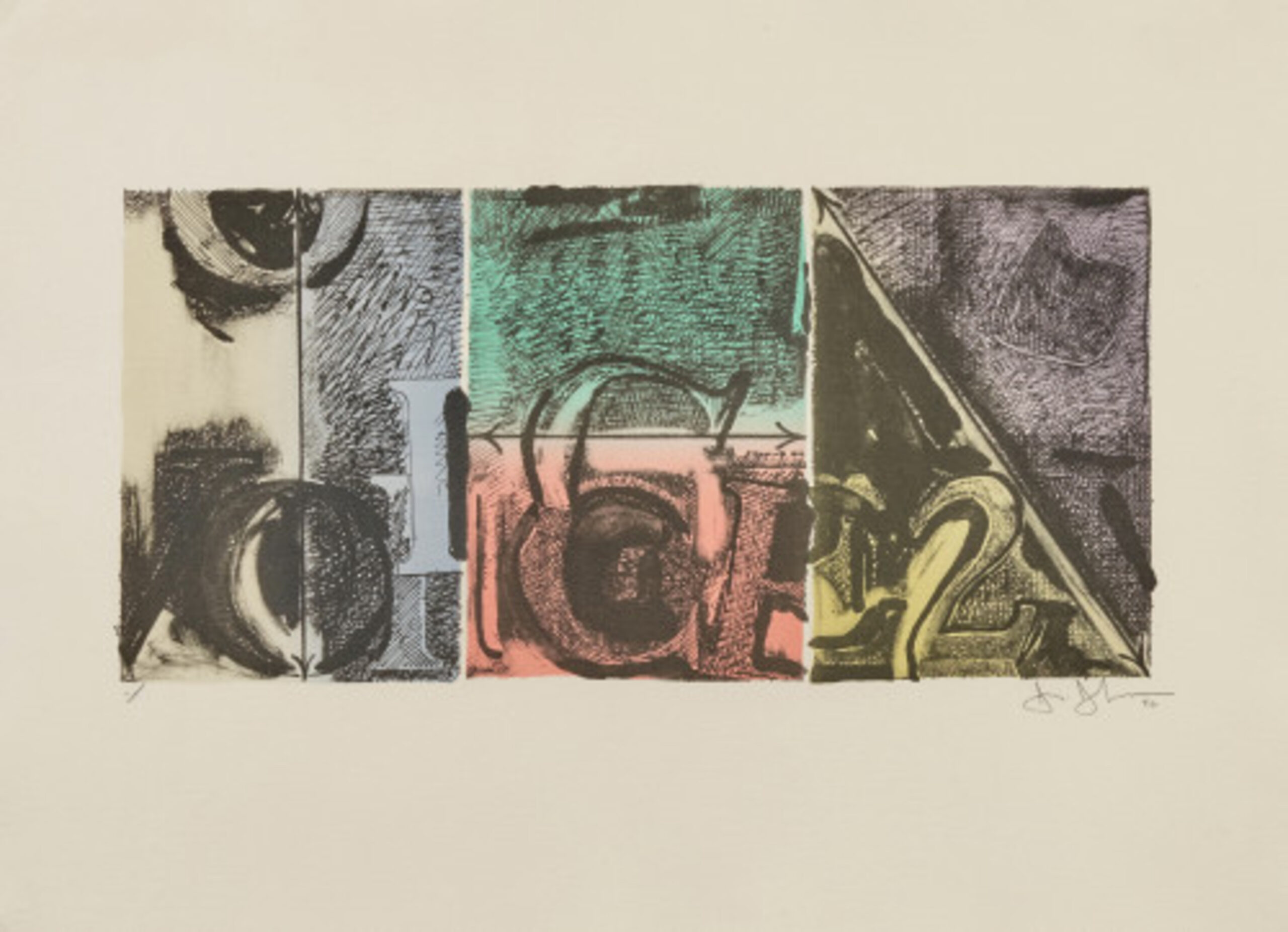 Voice 2 by Jasper Johns