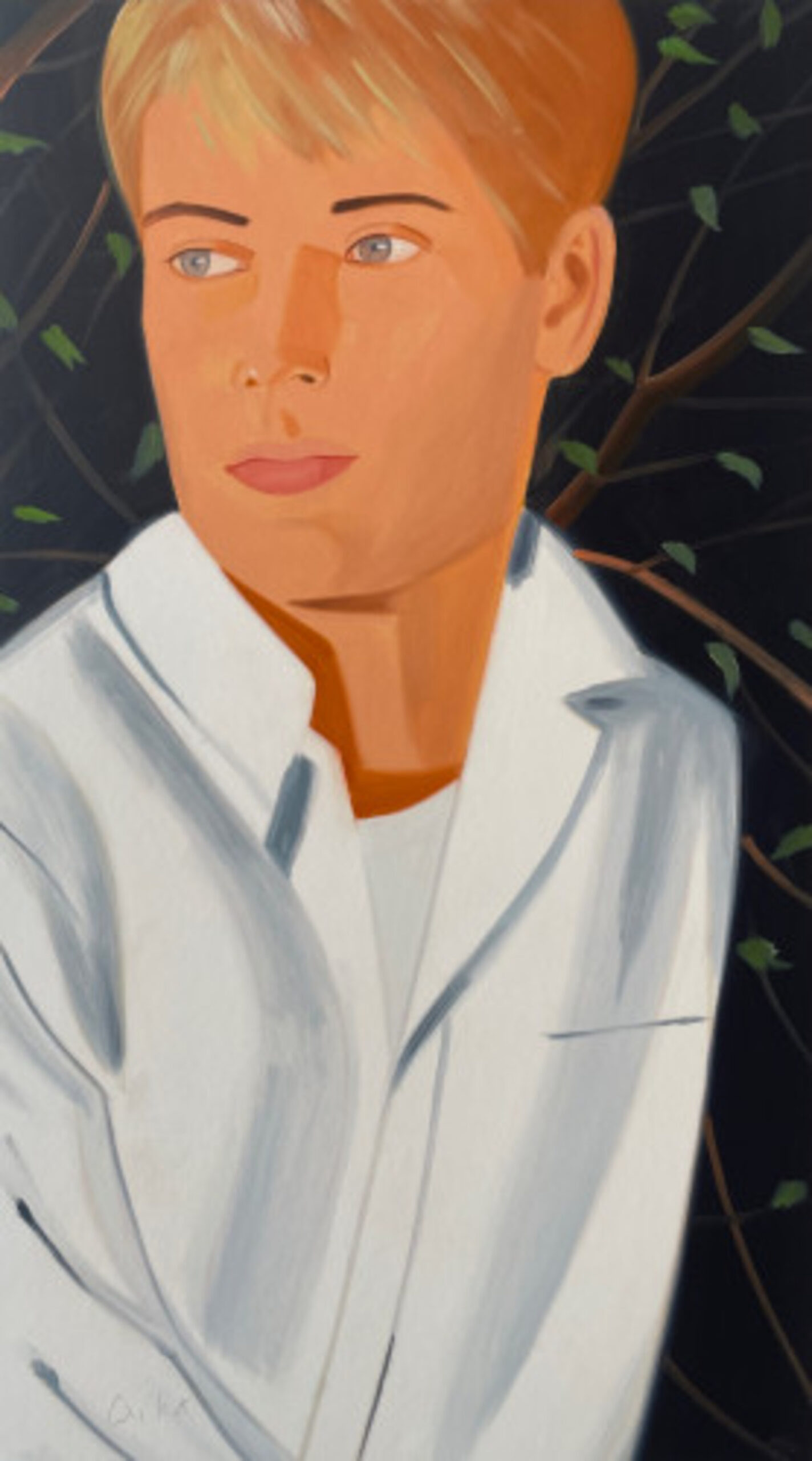 White Shirt (Eric) by Alex Katz