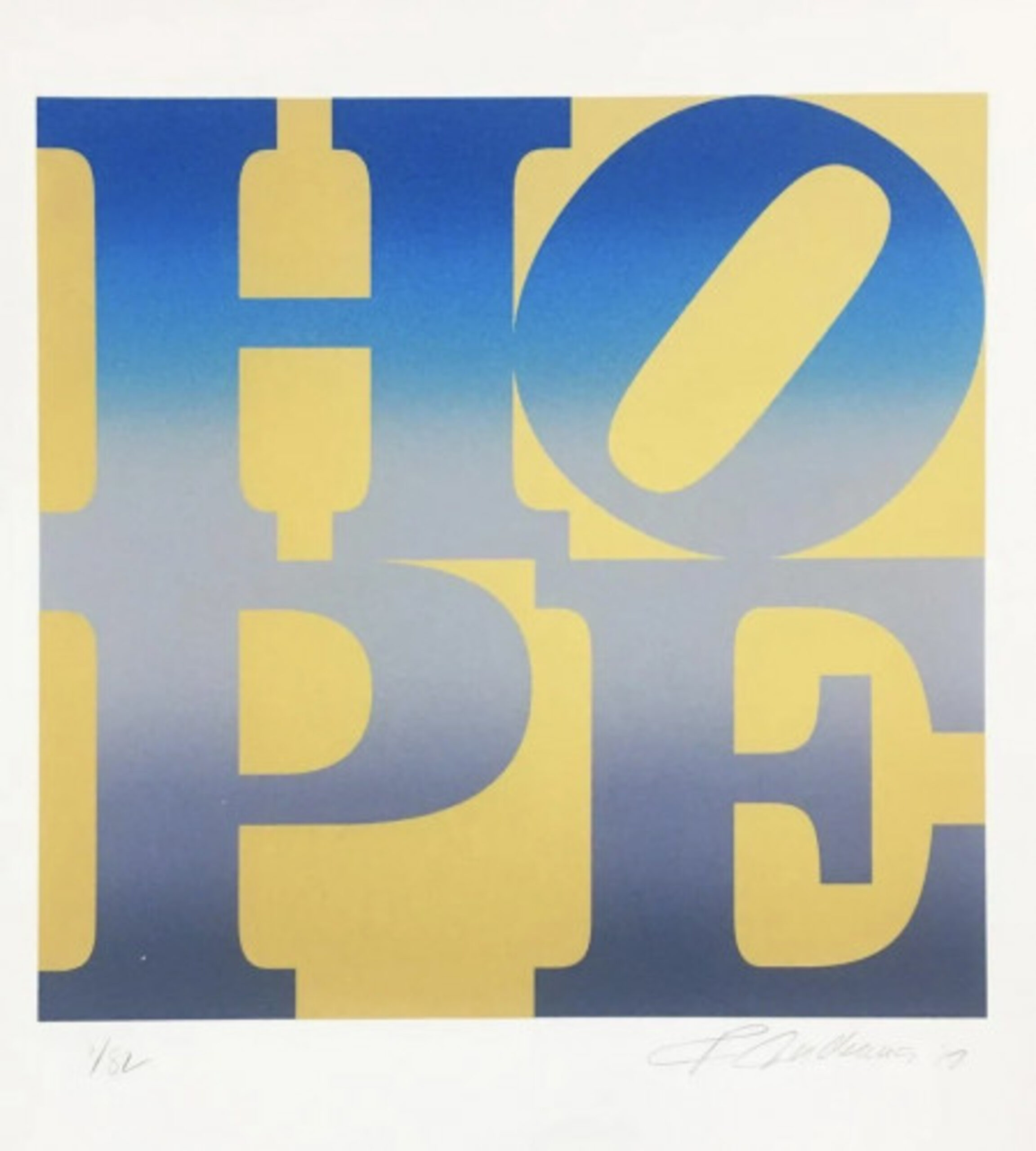 Winter (Four Seasons of Hope) by Robert Indiana