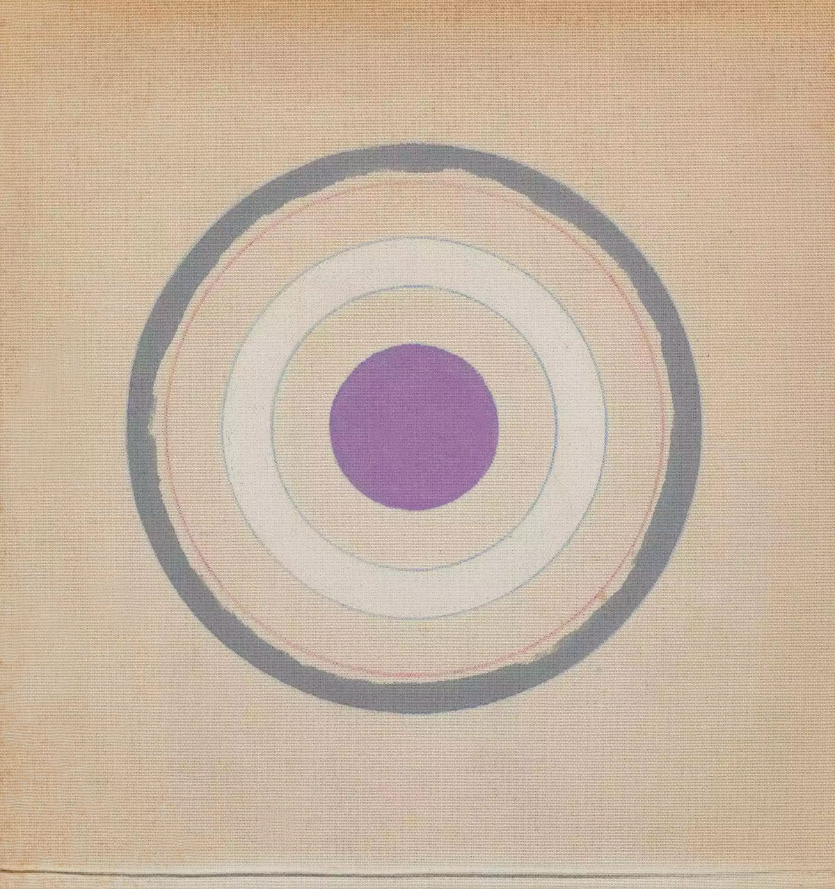 Untitled (collector’s edition cover painting) by Kenneth Noland