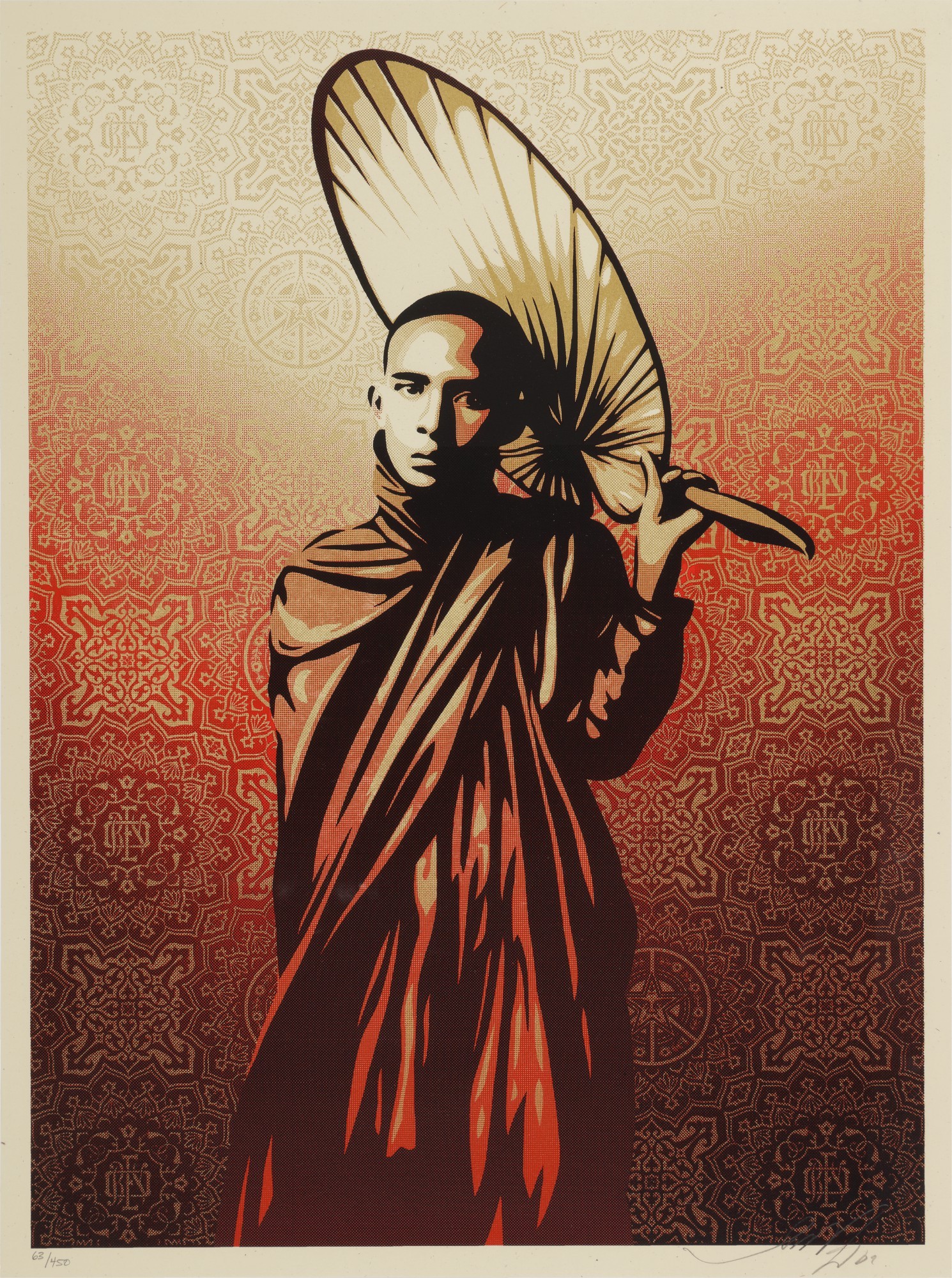 Burmese Monk by Shepard Fairey