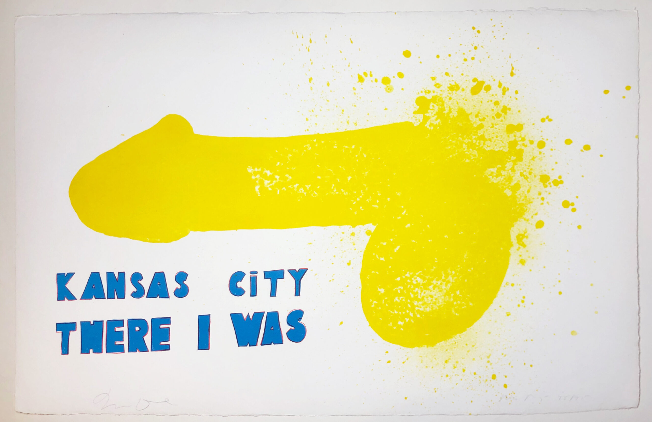 Kansas City There I was (Oo La La) by Jim Dine