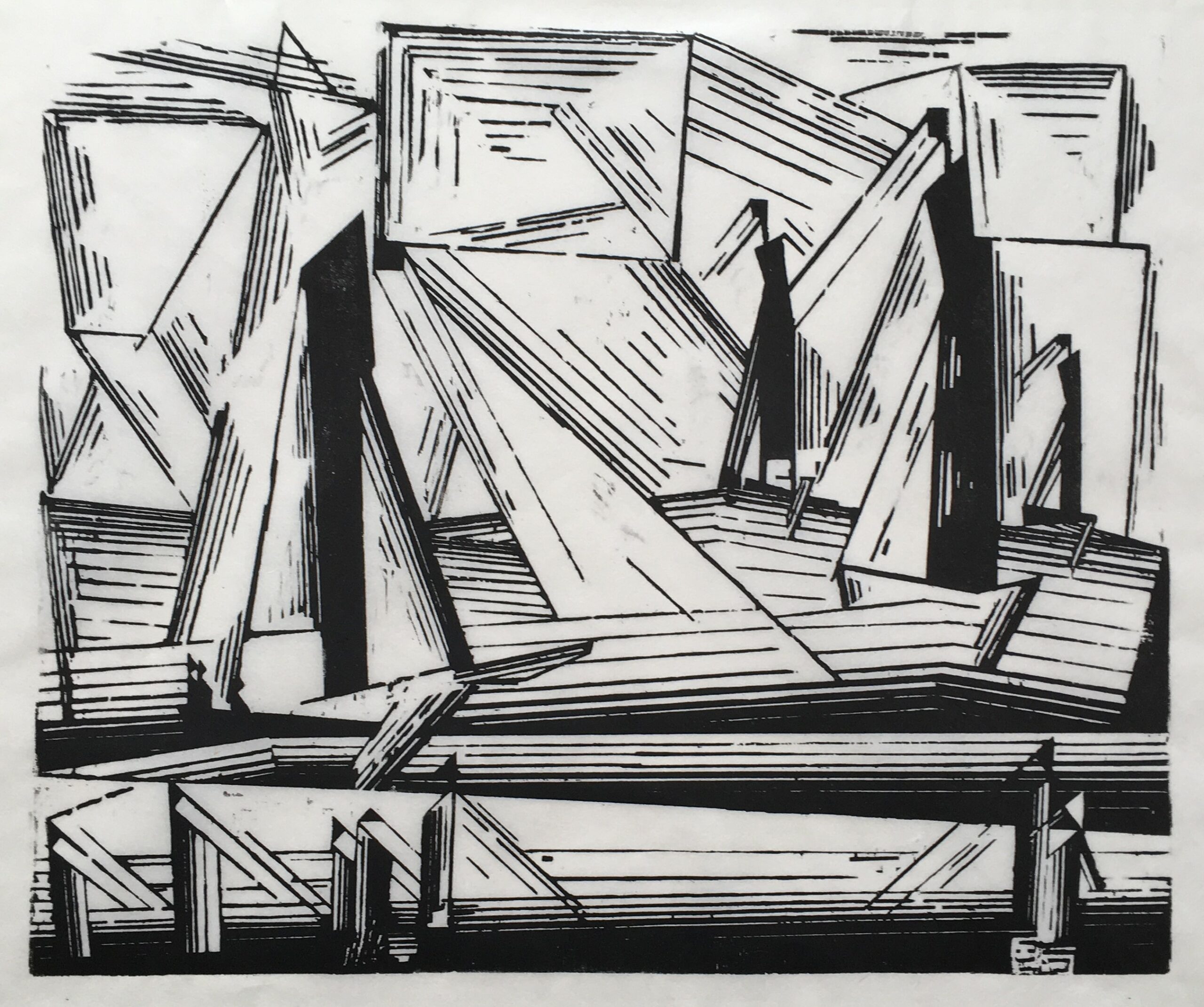 Fishing Boats, 1921, Lyonel Feininger