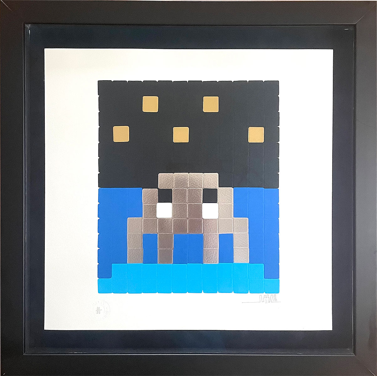 Space One (Silver) by Invader