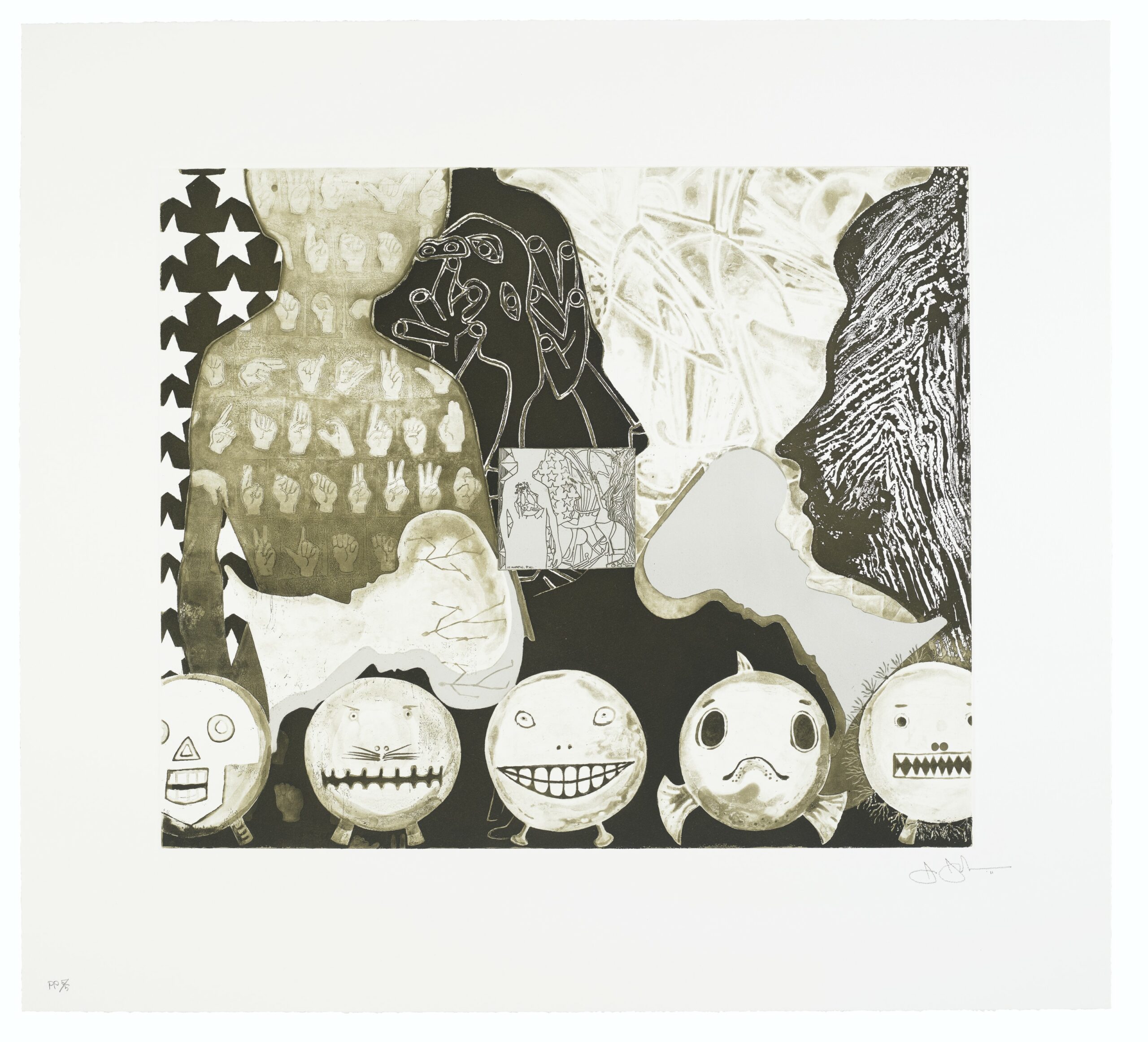 Shrinky Dink 4 by Jasper Johns