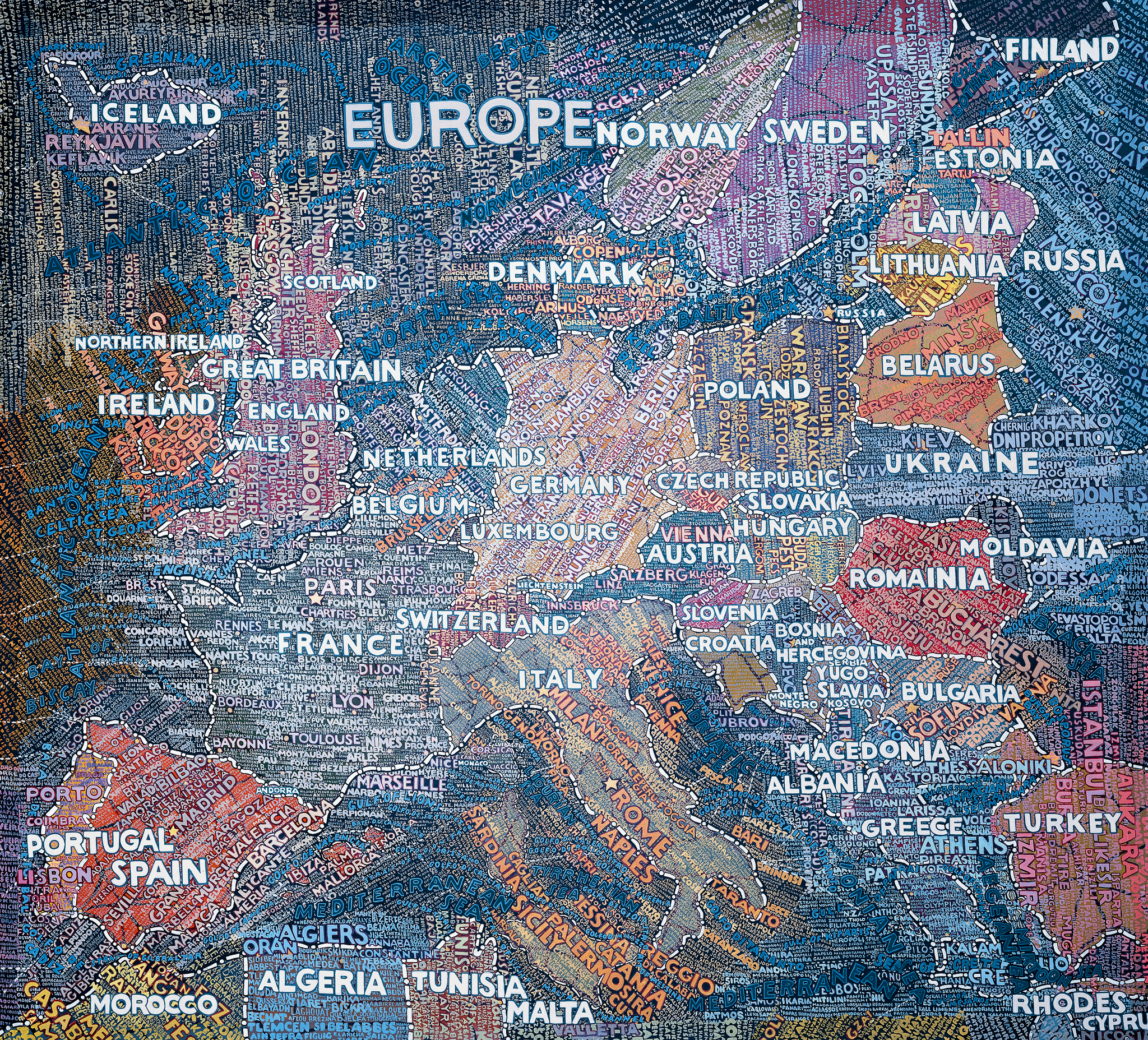 Europe by Paula Scher