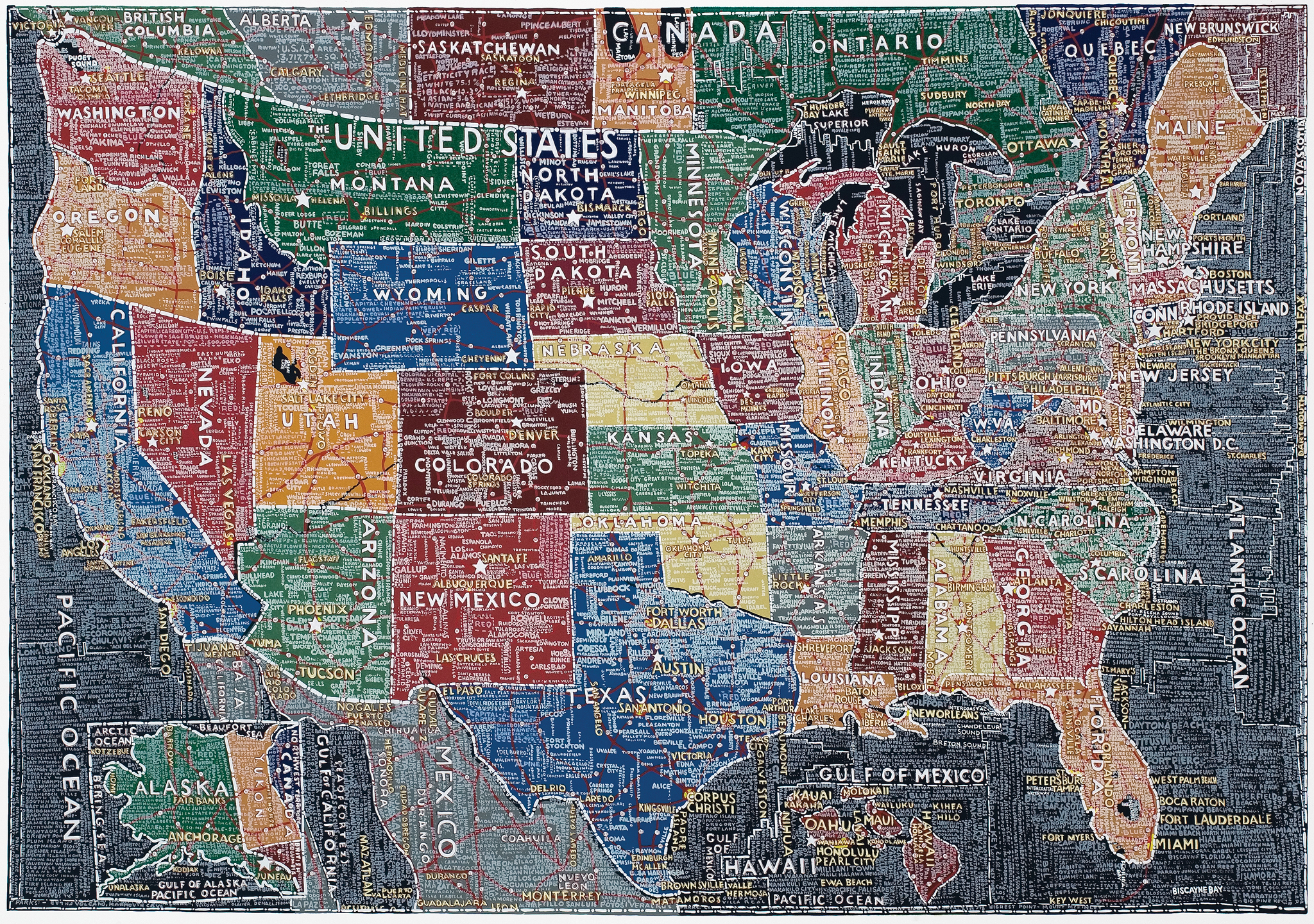 U.s.a by Paula Scher