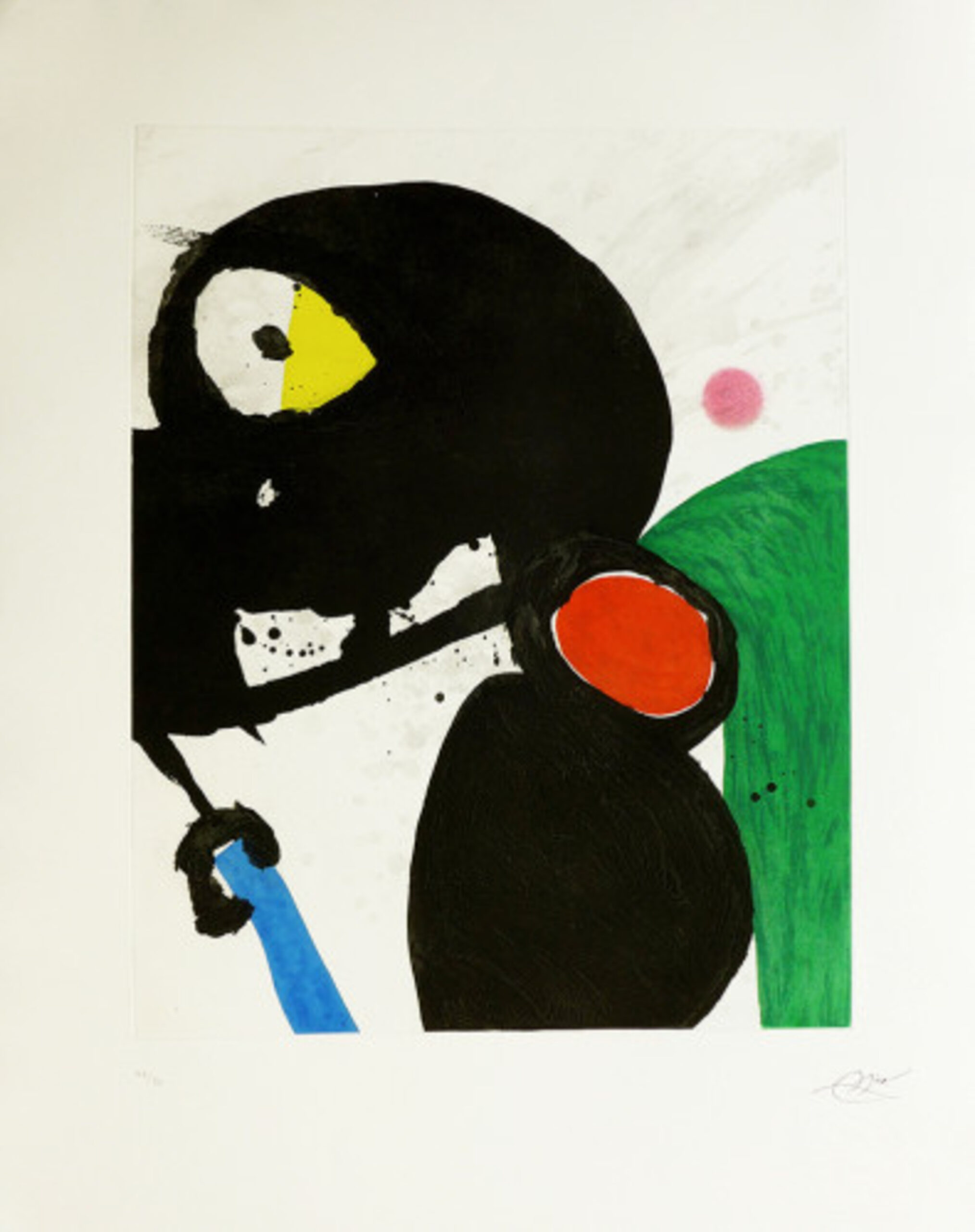 La mangeuse de crabes by Joan Miró