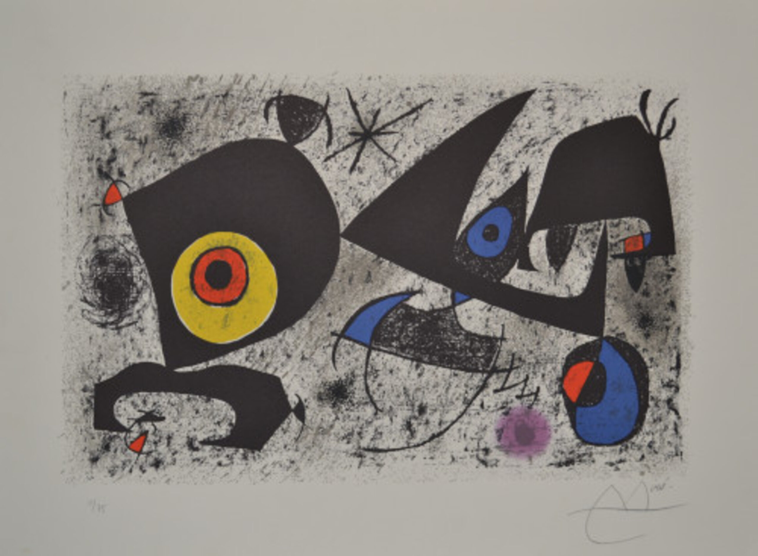 Hommage A Miro – M868 by Joan Miró