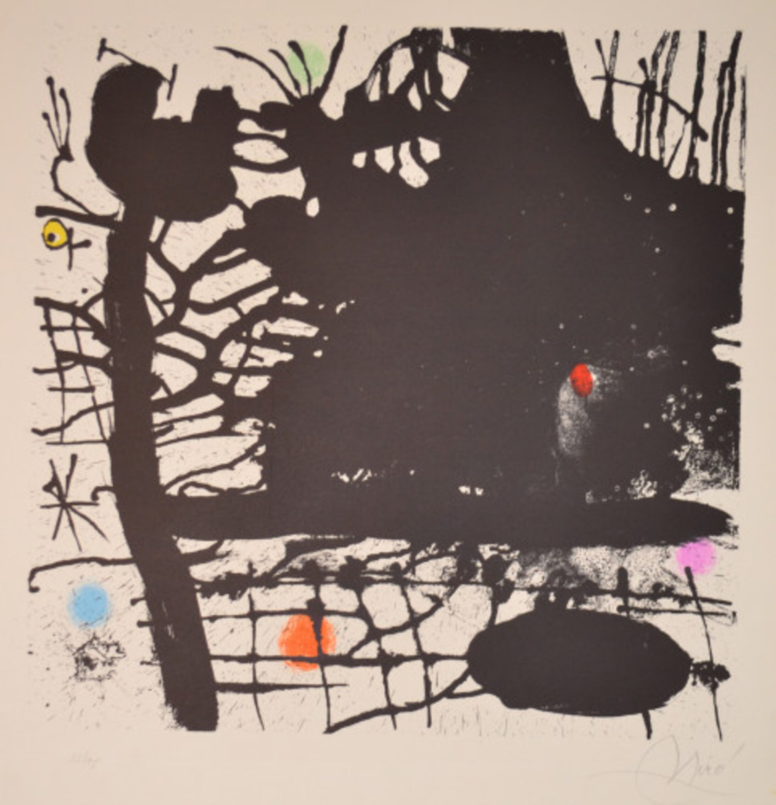 La Nuit Tentaculaire – M639 by Joan Miró